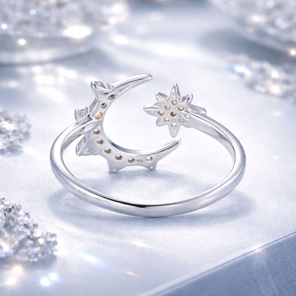 925 Sterling Silver Pavé Setting CZ Ring on sale at MyriadMart