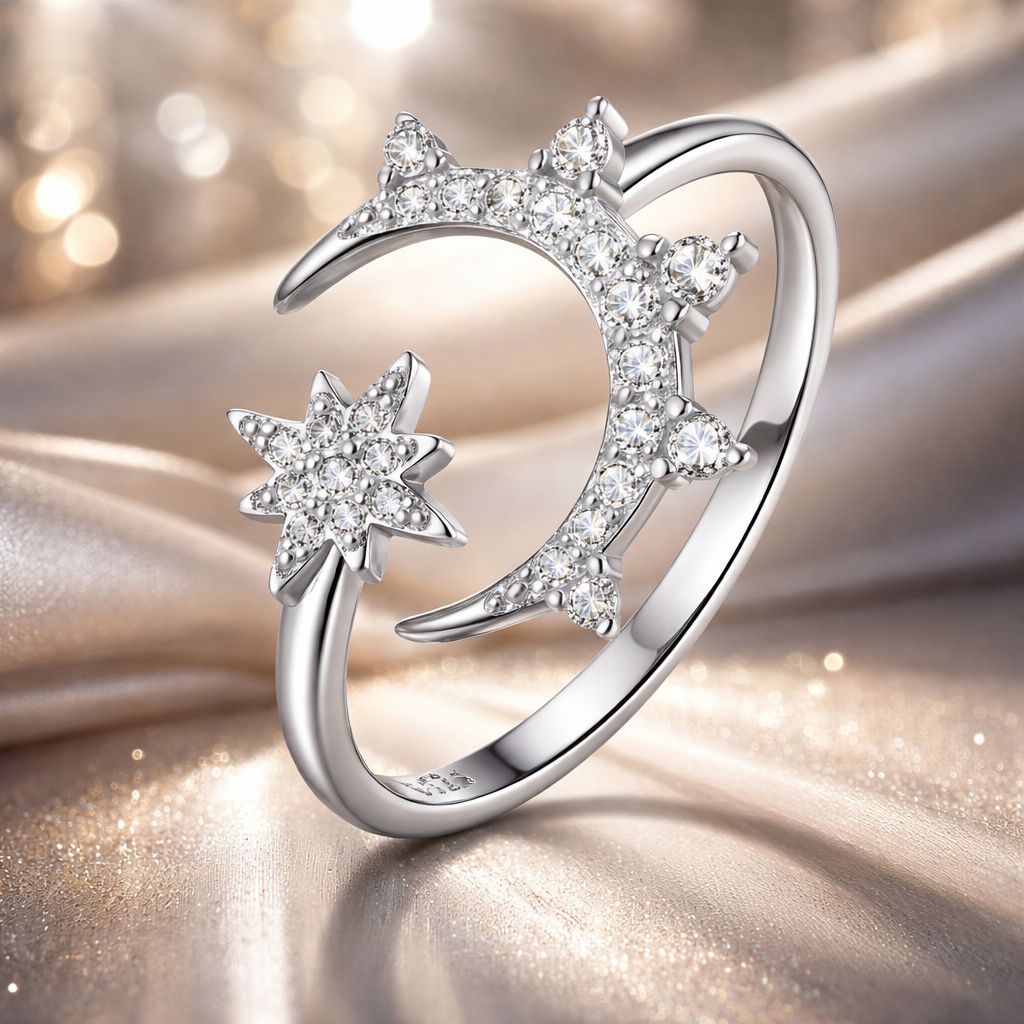 925 Sterling Silver Pavé Setting CZ Ring on sale at MyriadMart