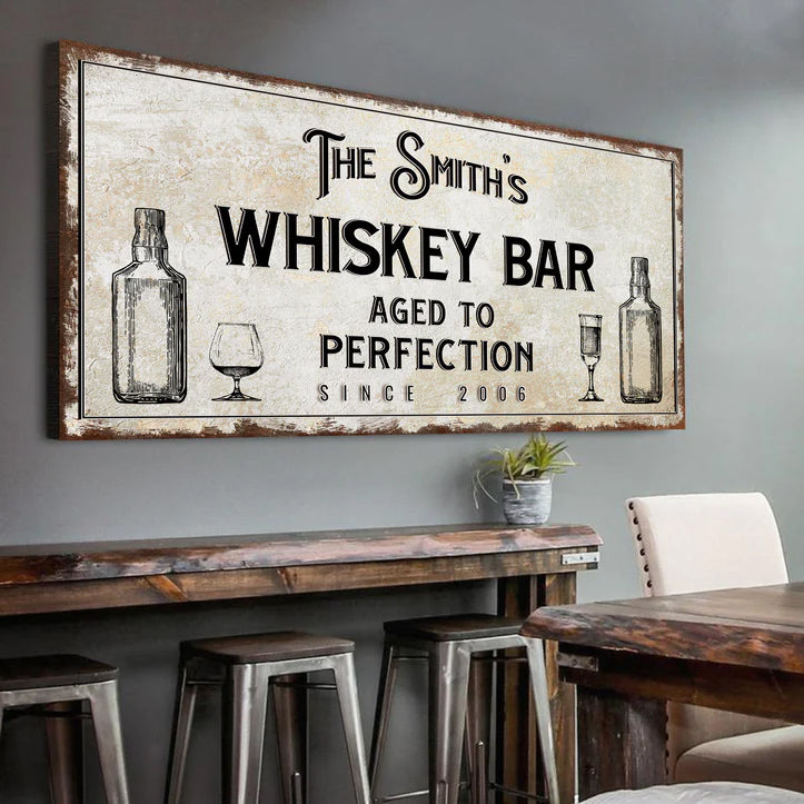 Whiskey Bar Sign III on sale at MyriadMart