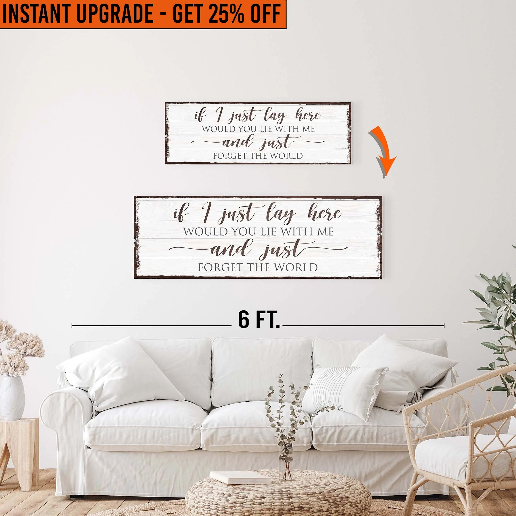 Upgrade Your 36x12 Inches Canvas 'Would You Lie With Me' To 48x16 Inches Canvas on sale at MyriadMart