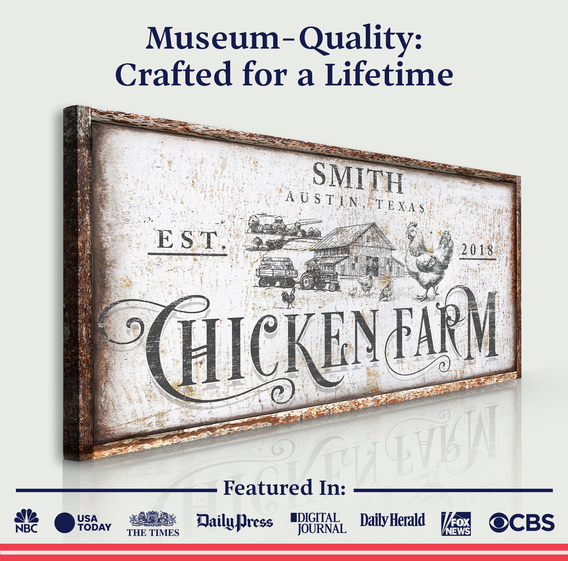 Rustic Vintage Farmhouse Sign IV on sale at MyriadMart