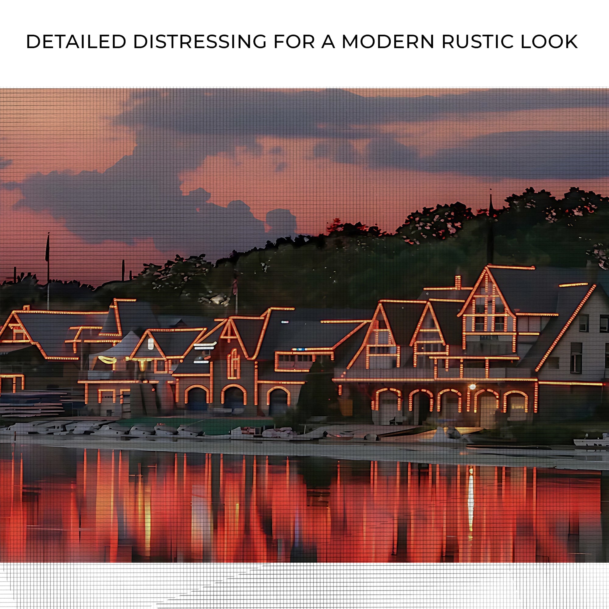 Houses Philadelphia Boathouse Row Canvas Wall Art on sale at MyriadMart