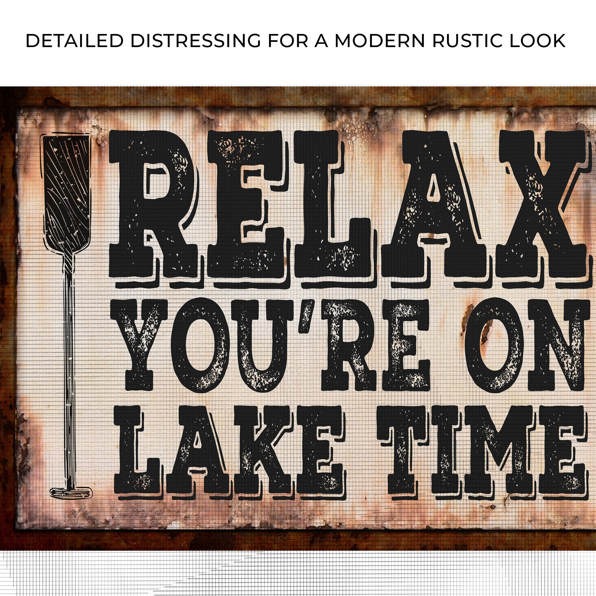 Lake Time Sign II on sale at MyriadMart