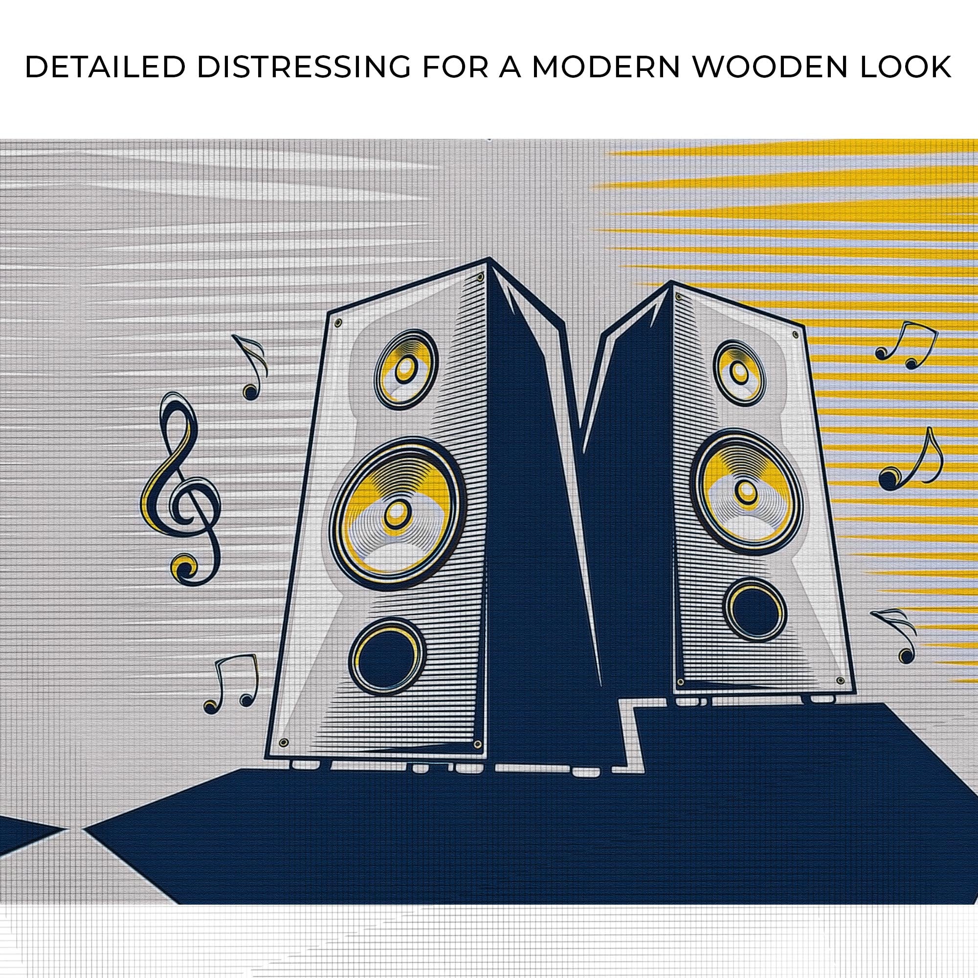 Music Equipment Speakers Pop Art Canvas Wall Art on sale at MyriadMart