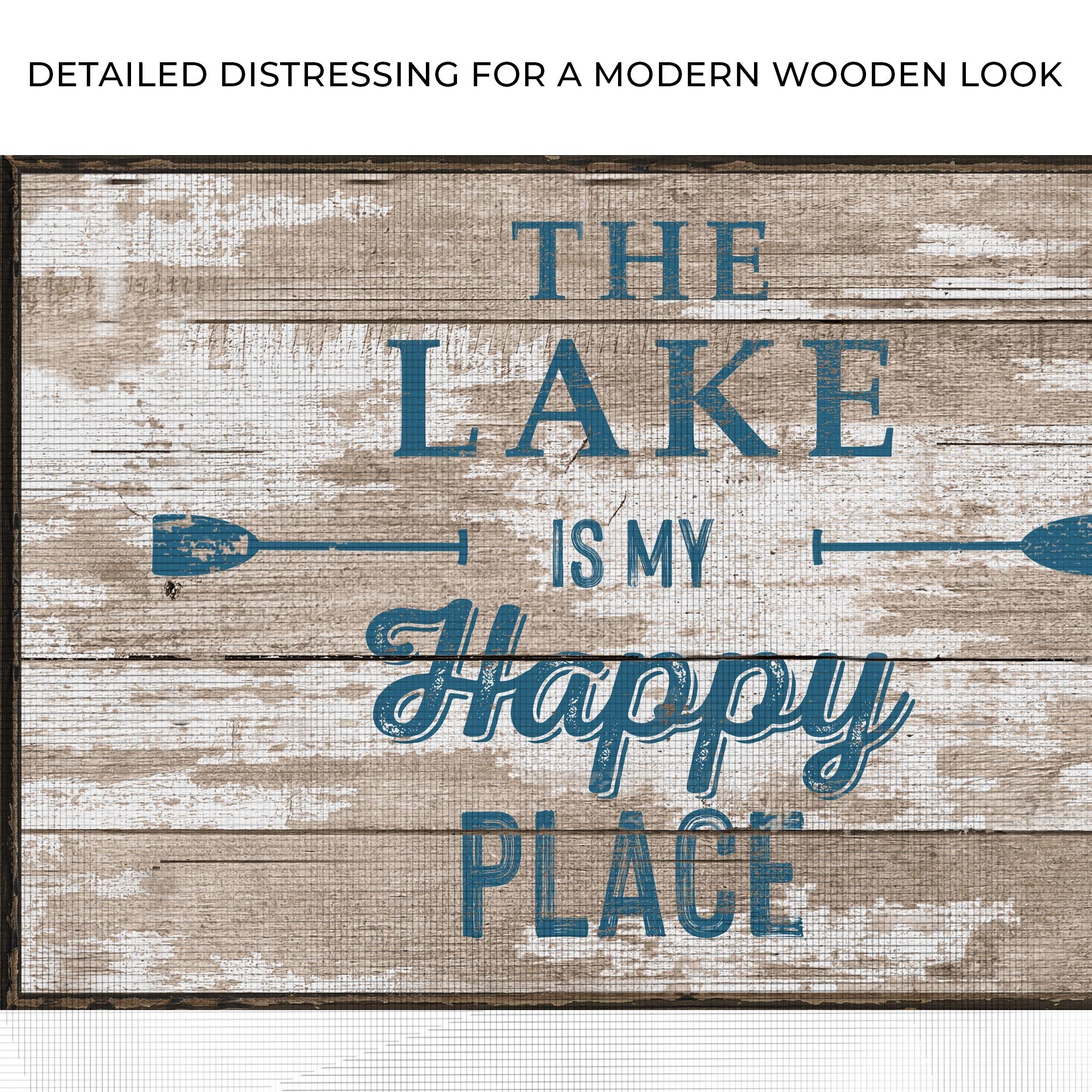 The Lake Is My Happy Place Sign III on sale at MyriadMart