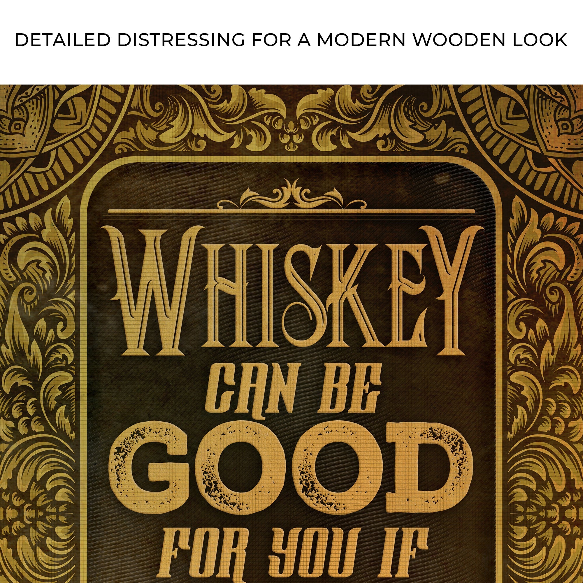 Whiskey Sign II on sale at MyriadMart