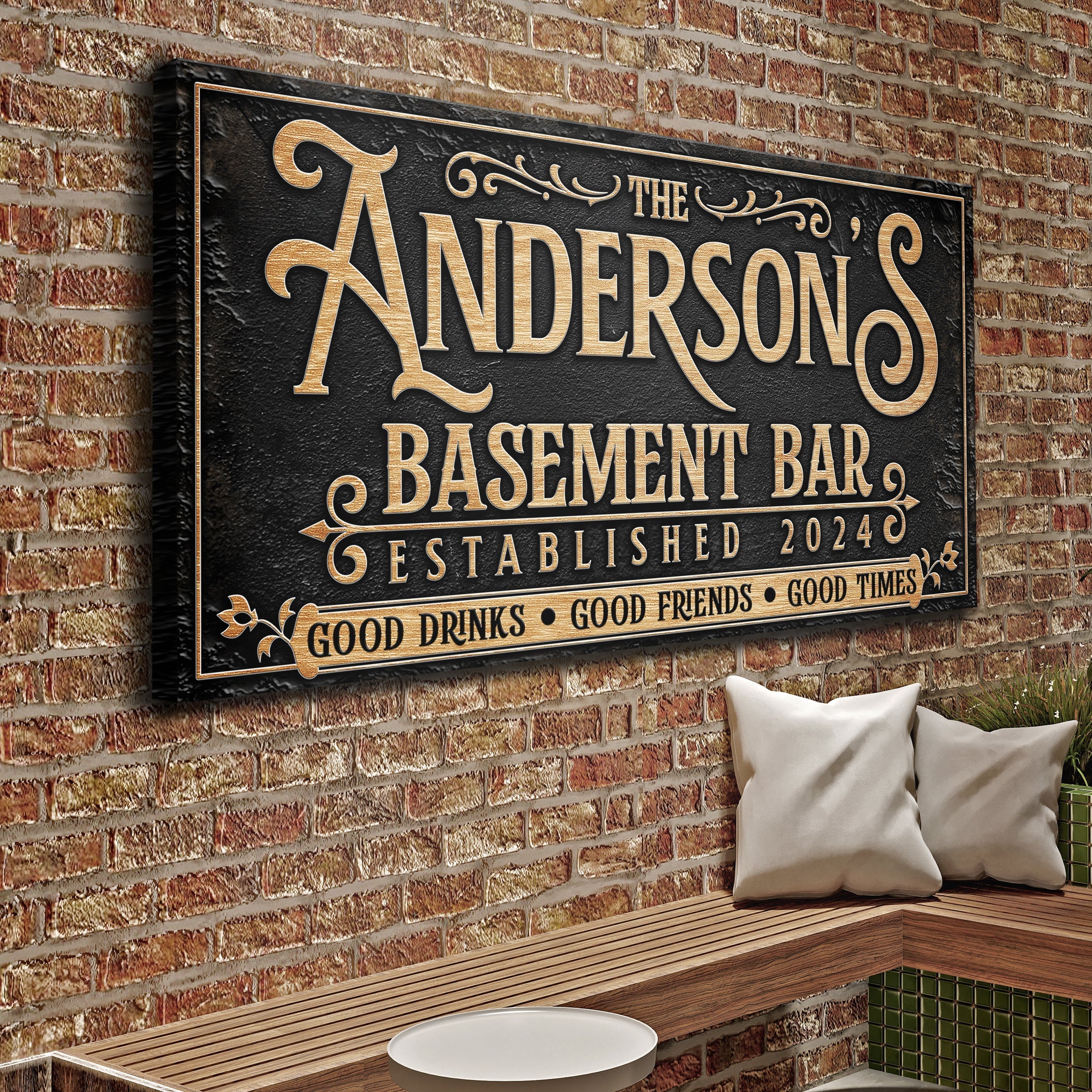 Custom Basement Bar Sign III on sale at MyriadMart
