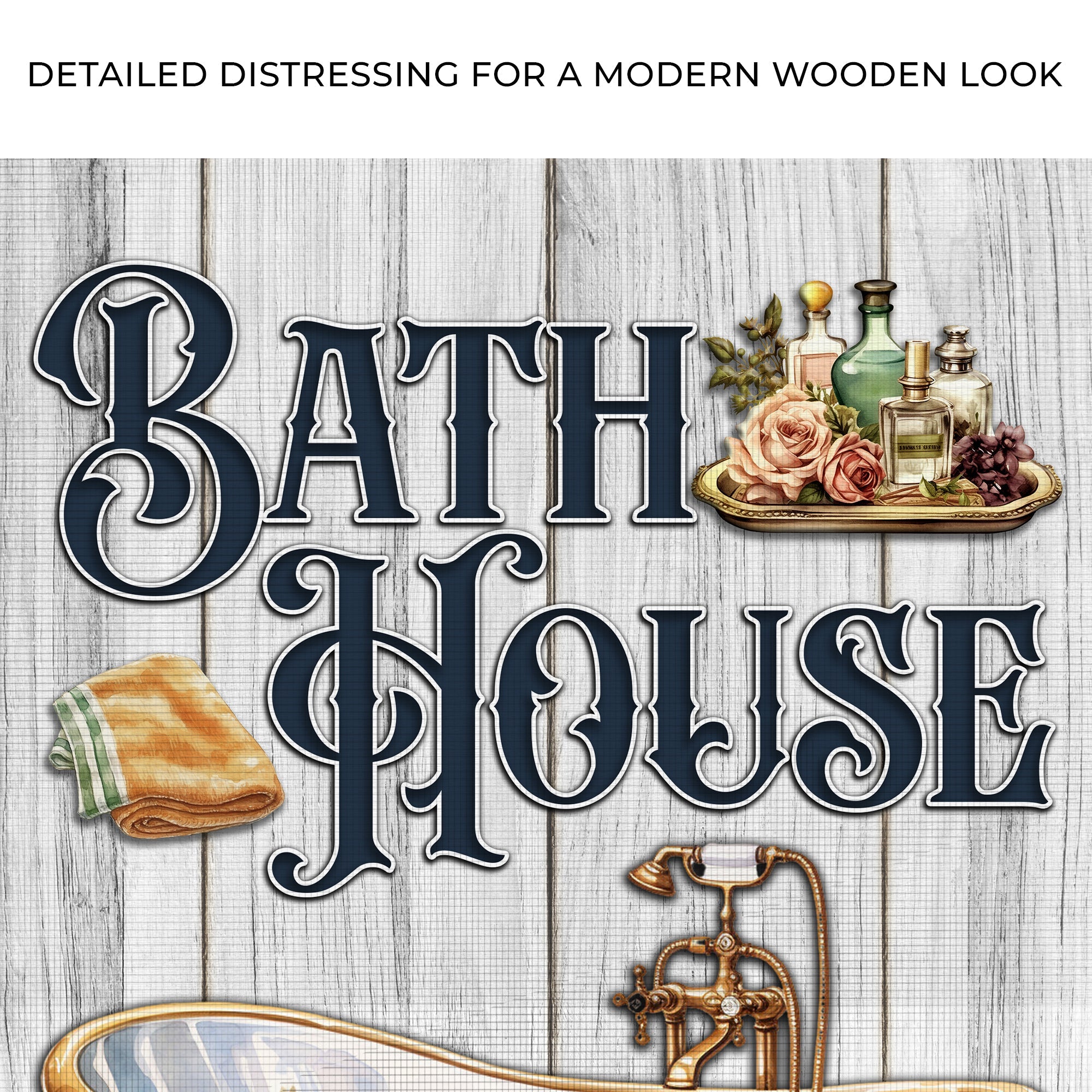 Relax Soak Unwind Bath House Sign on sale at MyriadMart