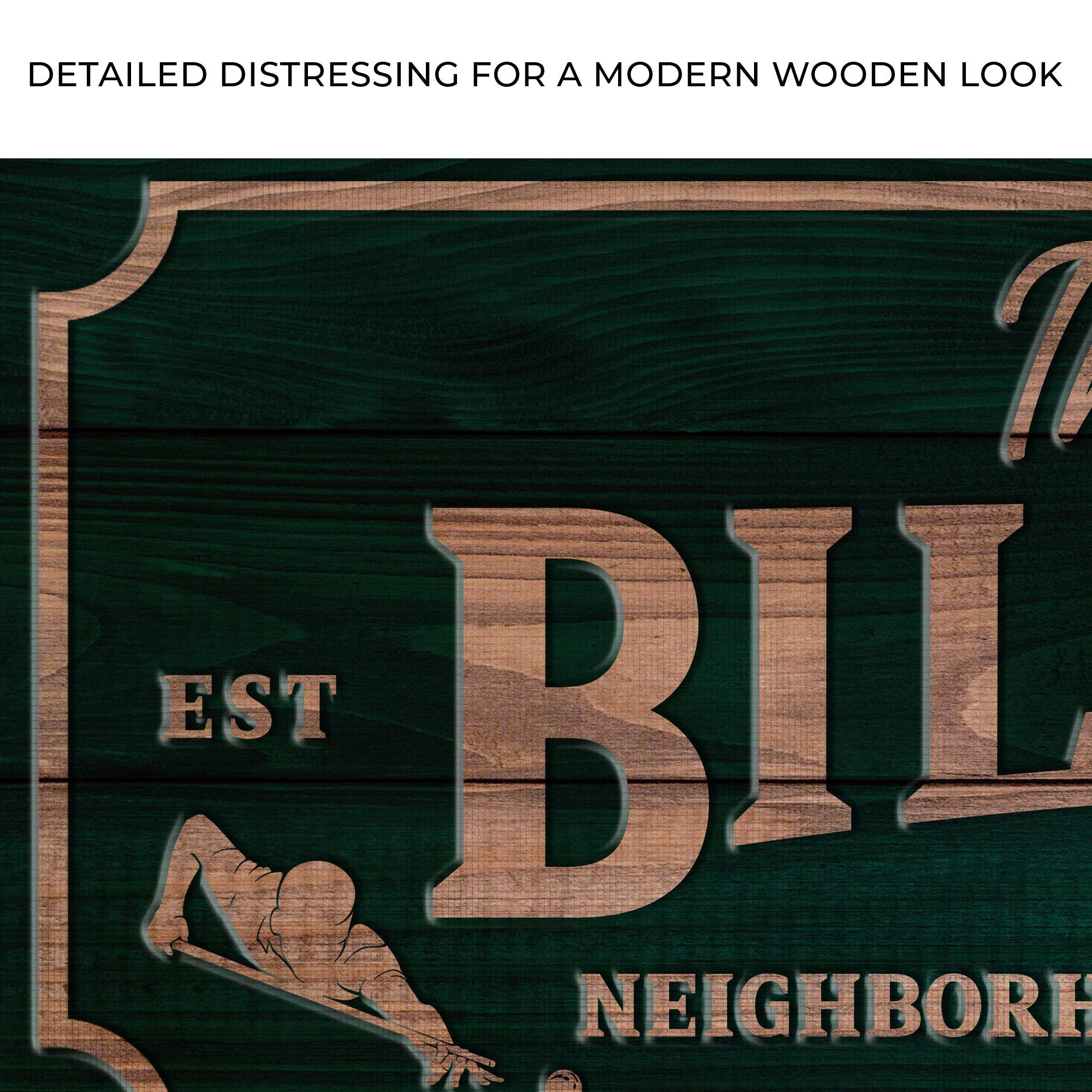Neighborhood Pool Hall Billiards Sign on sale at MyriadMart
