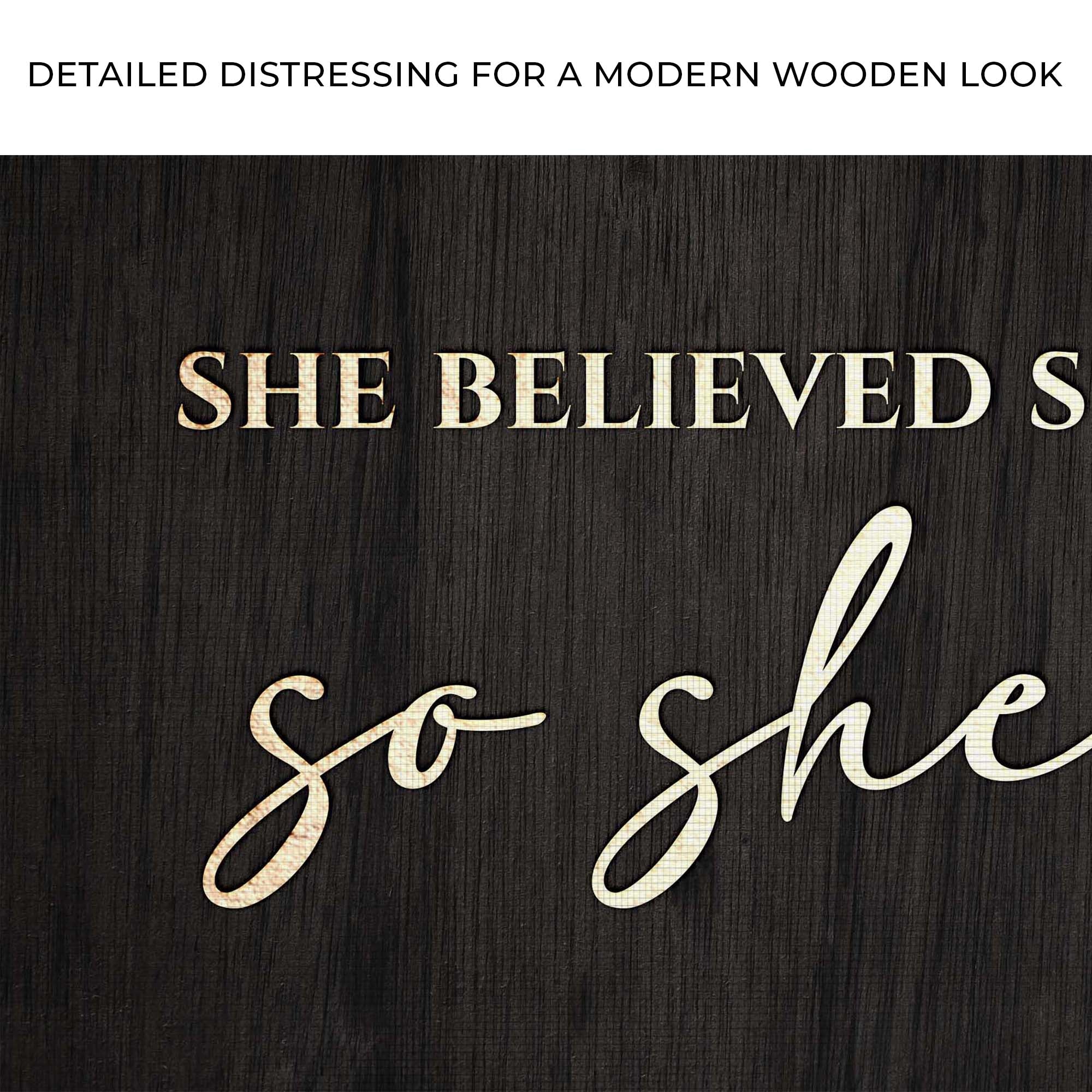 She Believed She Could So She Did Sign II on sale at MyriadMart