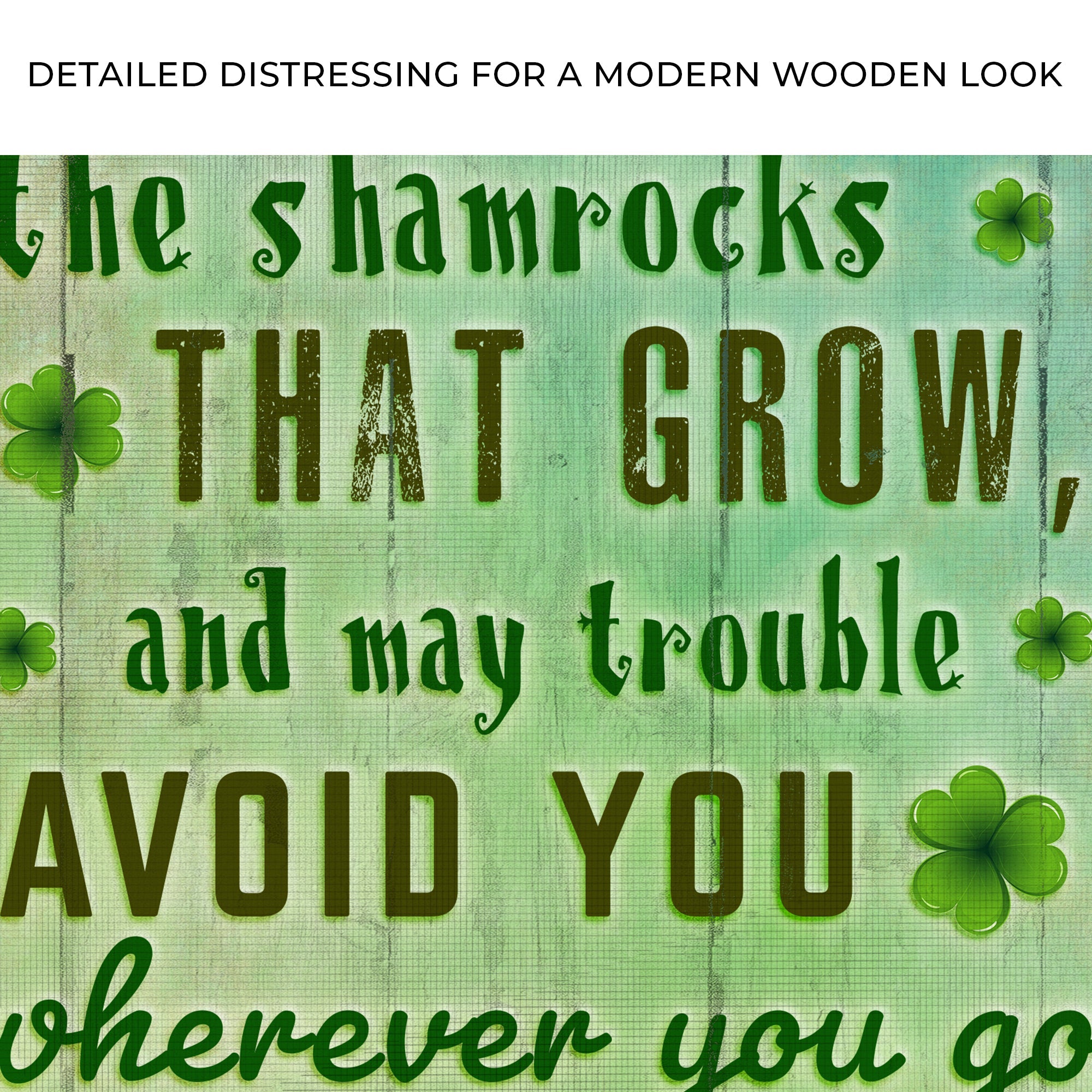 St. Patrick's Day Blessings Sign on sale at MyriadMart