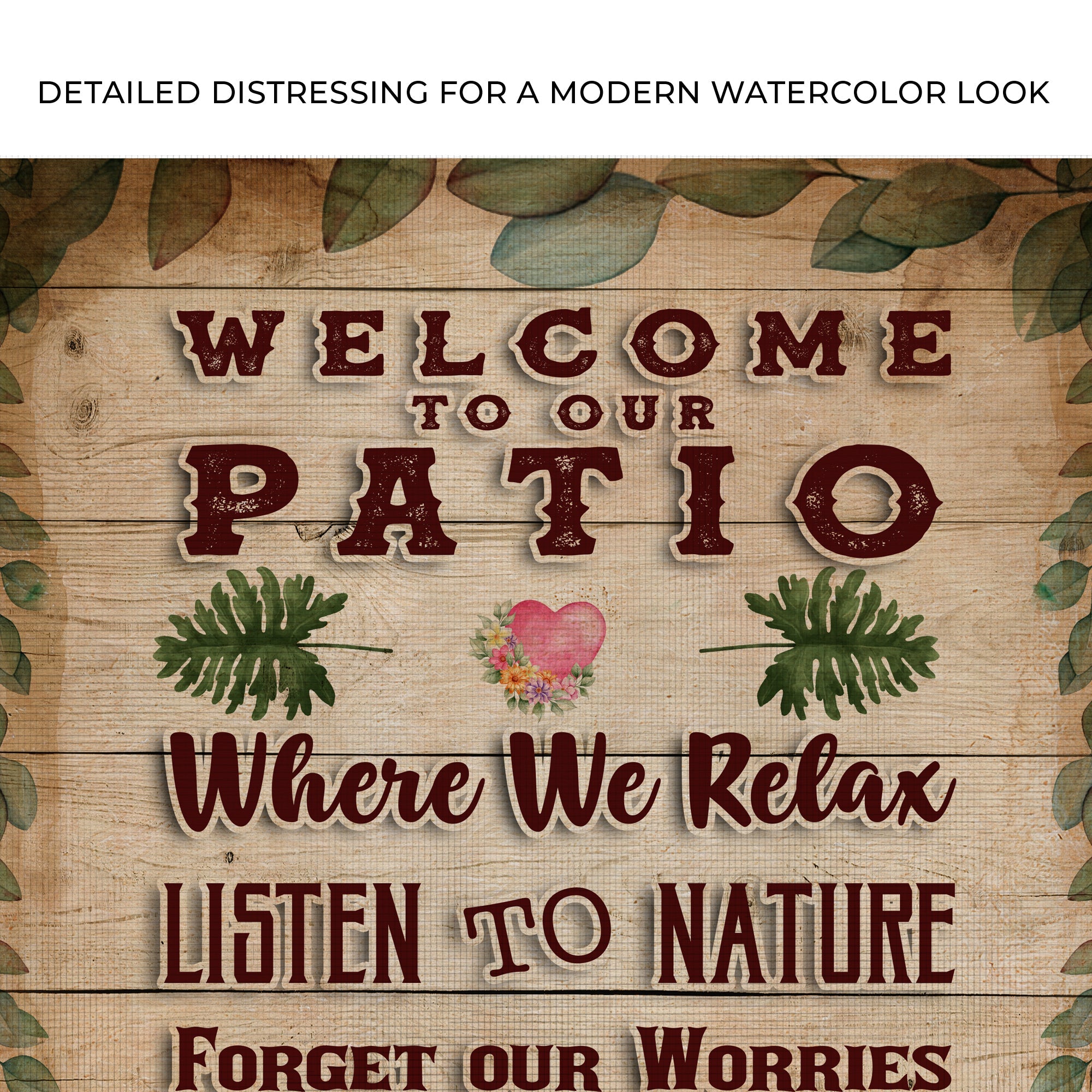 Welcome To Our Patio Where We Relax Sign on sale at MyriadMart