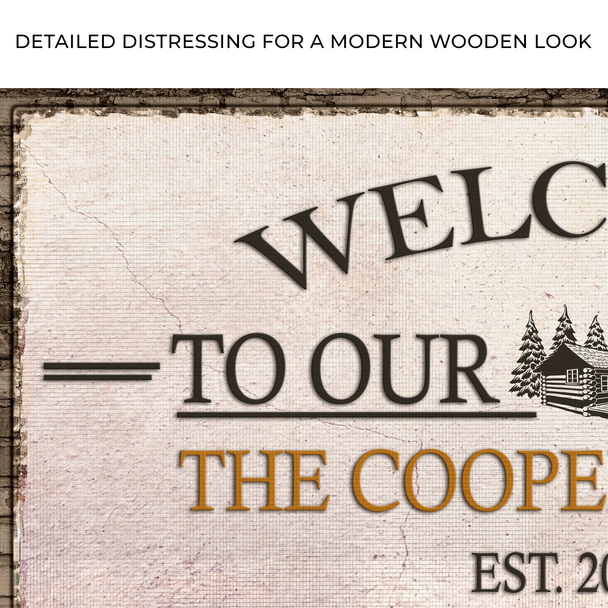 Welcome To Our Cabin Sign on sale at MyriadMart