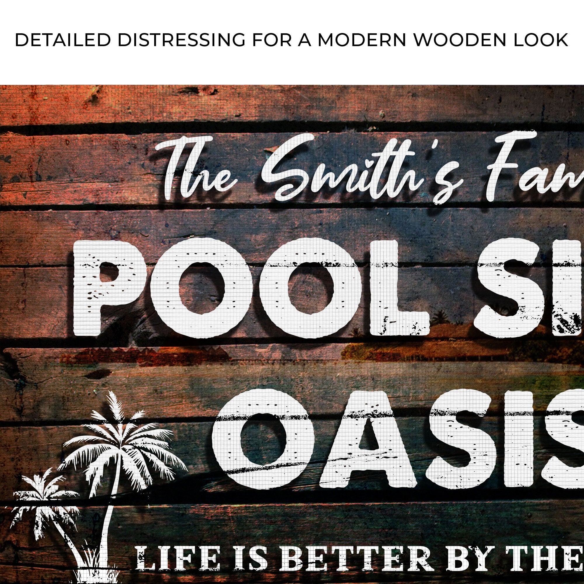 Poolside Oasis Sign on sale at MyriadMart