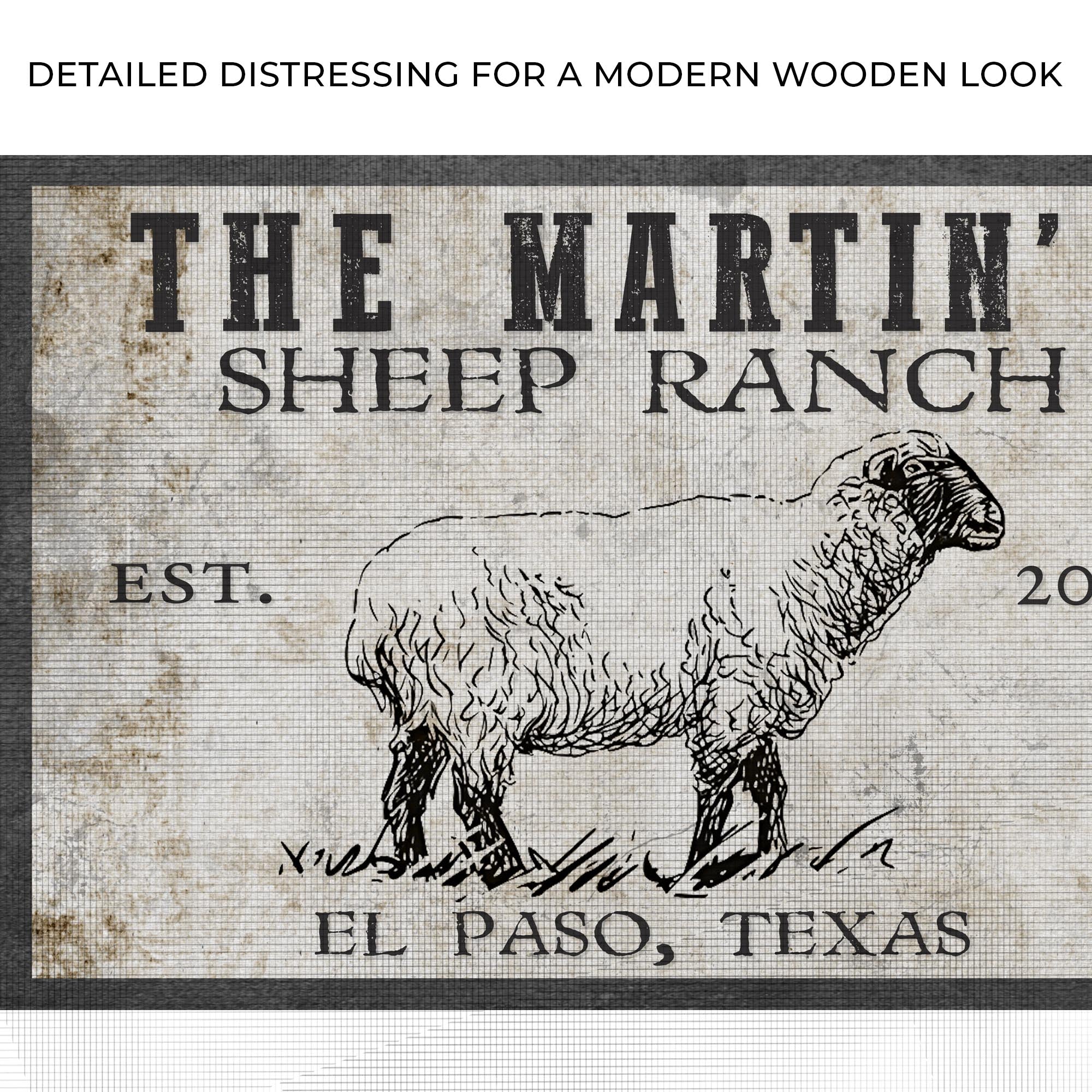 Sheep Ranch Sign II on sale at MyriadMart