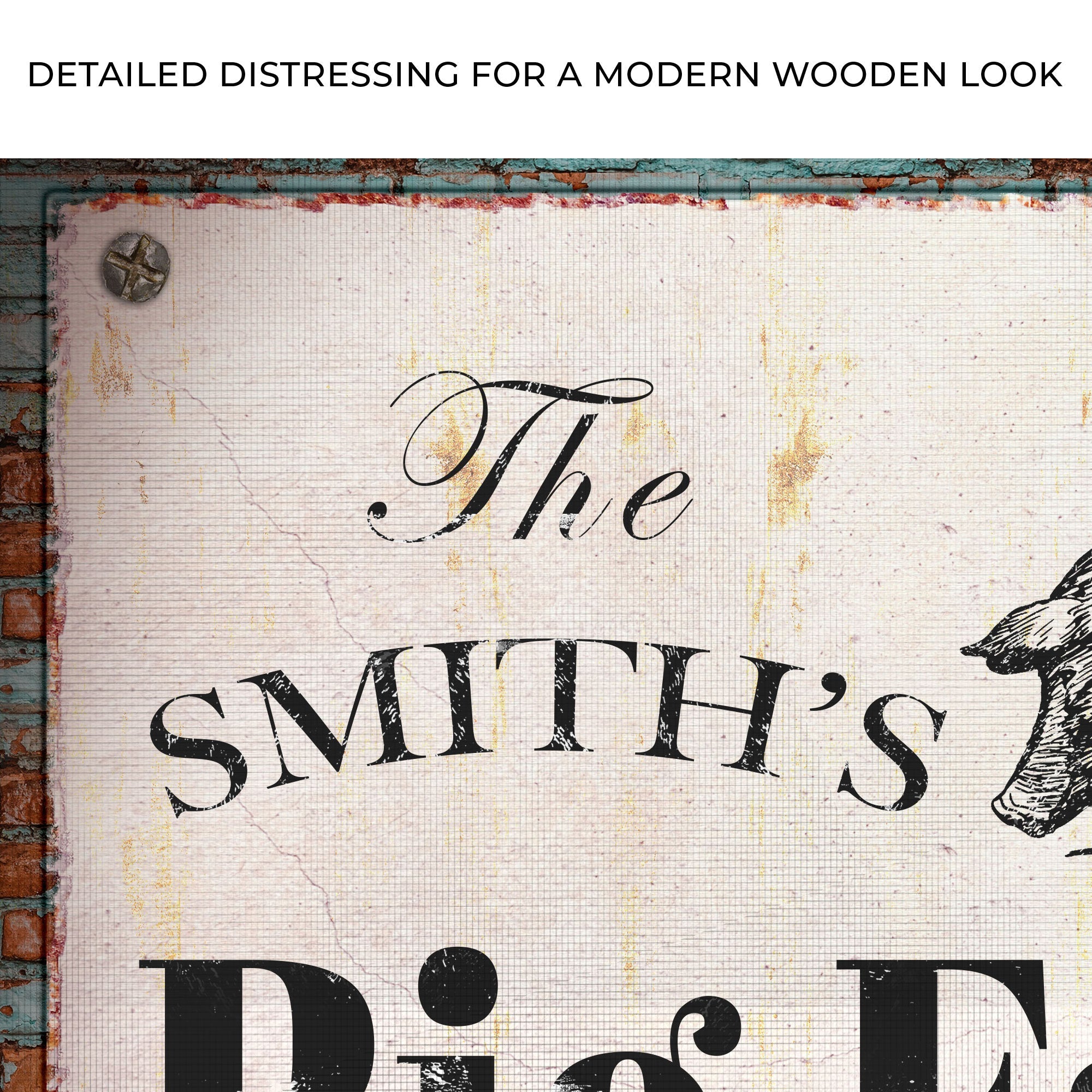 Rustic Pig Farm Sign II on sale at MyriadMart