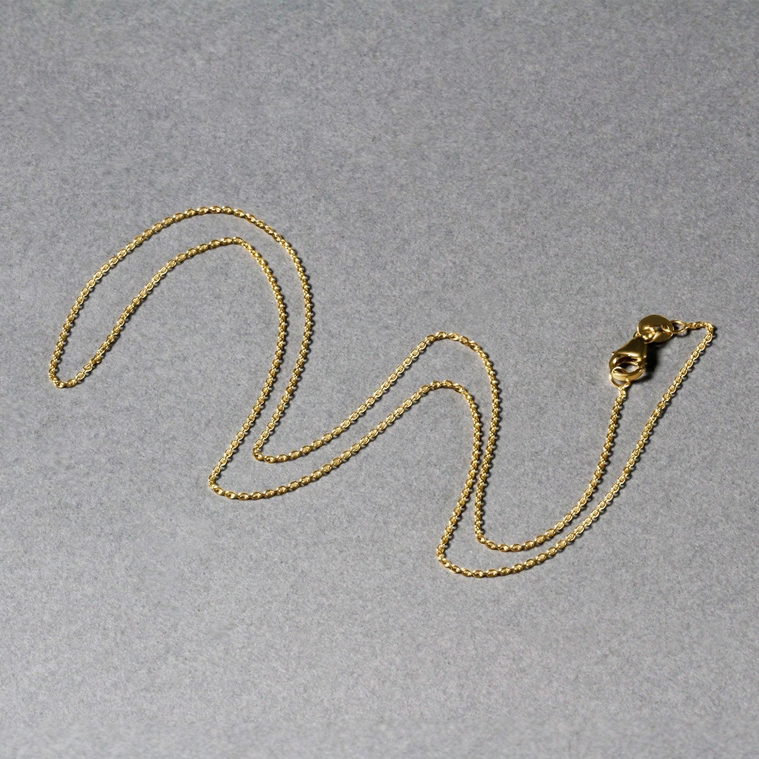 10k Yellow Gold Oval Cable Link Chain 0.97 mm on sale at MyriadMart