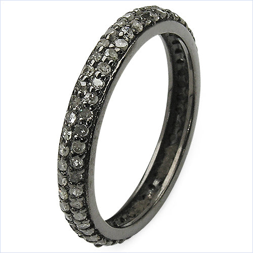 0.67 Carat Genuine TLB Diamond .925 Sterling Silver Ring on sale at MyriadMart