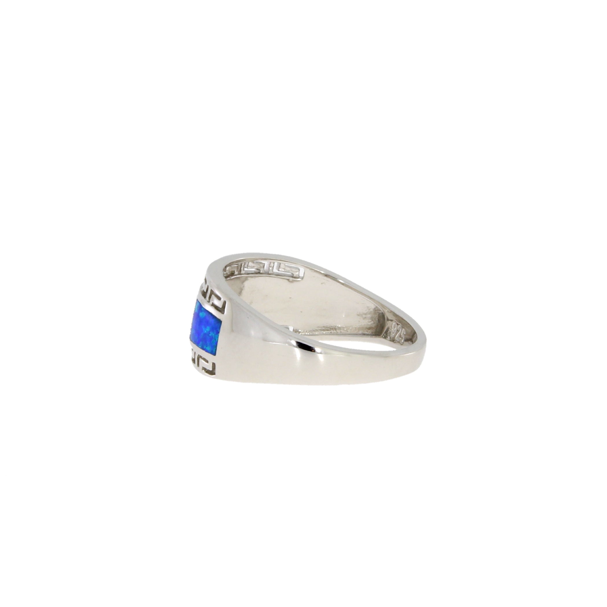 Created Opal Ring Sterling Silver on sale at MyriadMart