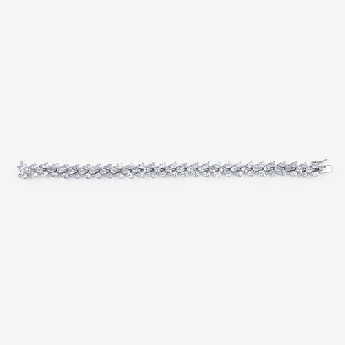 14.11 Carat Genuine Aquamarine .925 Sterling Silver Bracelet on sale at MyriadMart