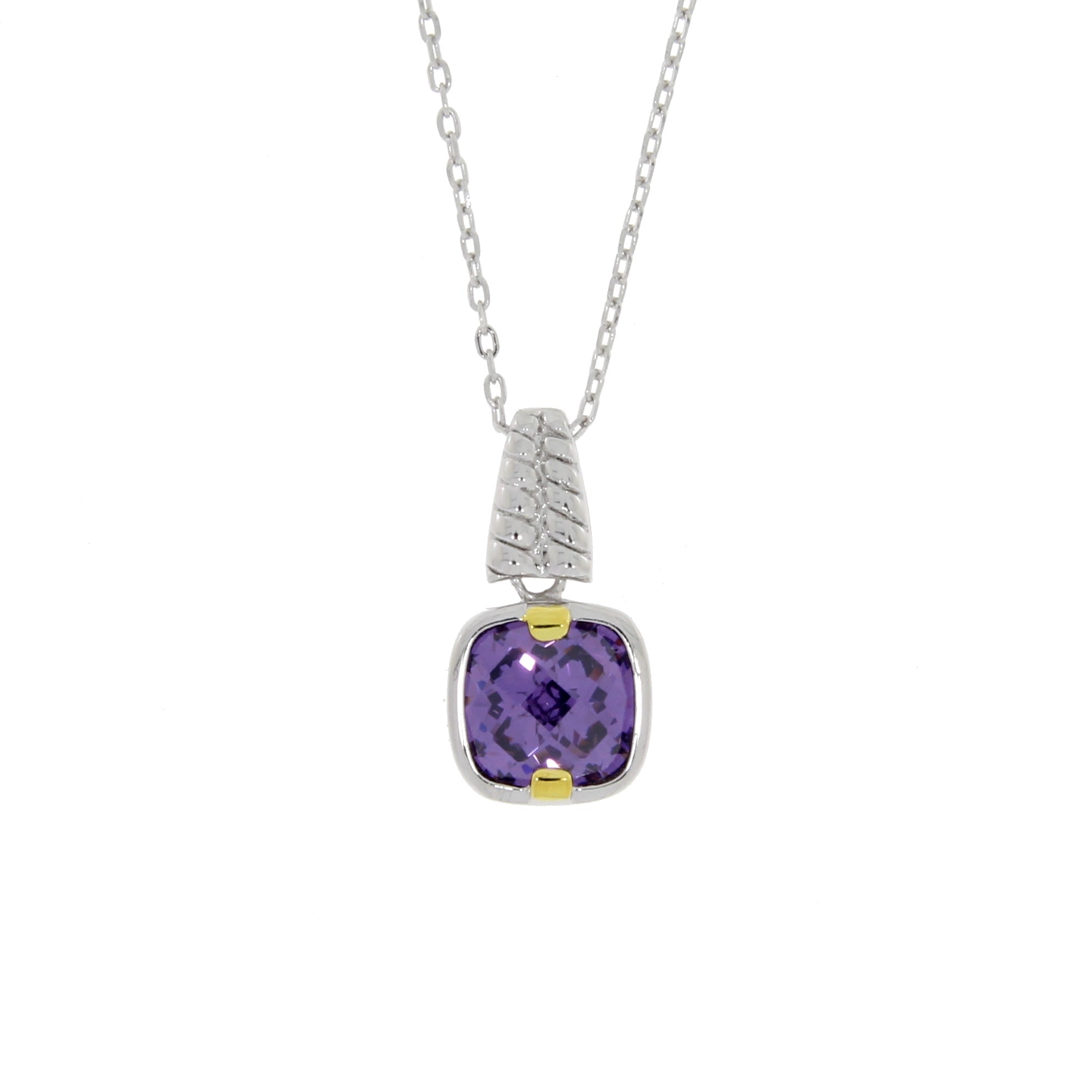 Cubic Zirconium Fashion Pendants Sterling Silver on sale at MyriadMart