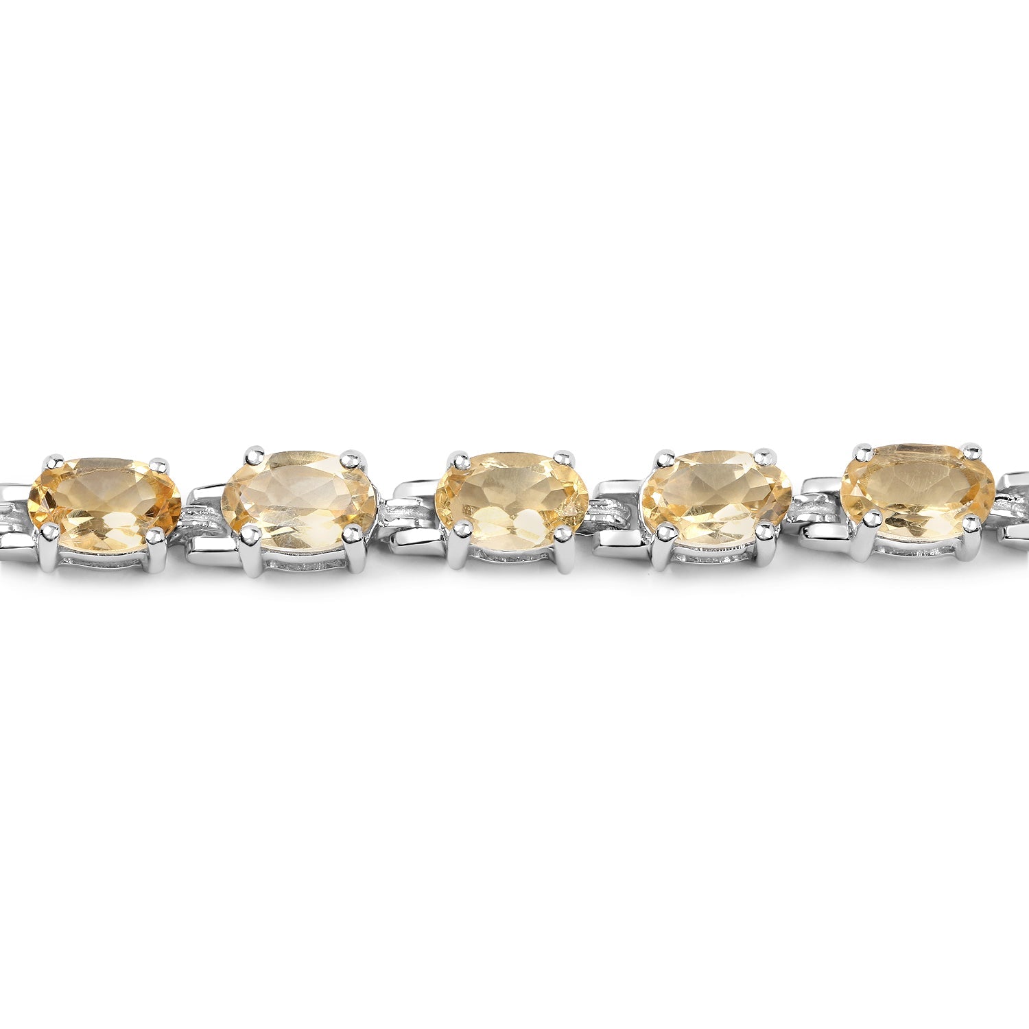 9.03 Carat Genuine Citrine .925 Sterling Silver Bracelet on sale at MyriadMart