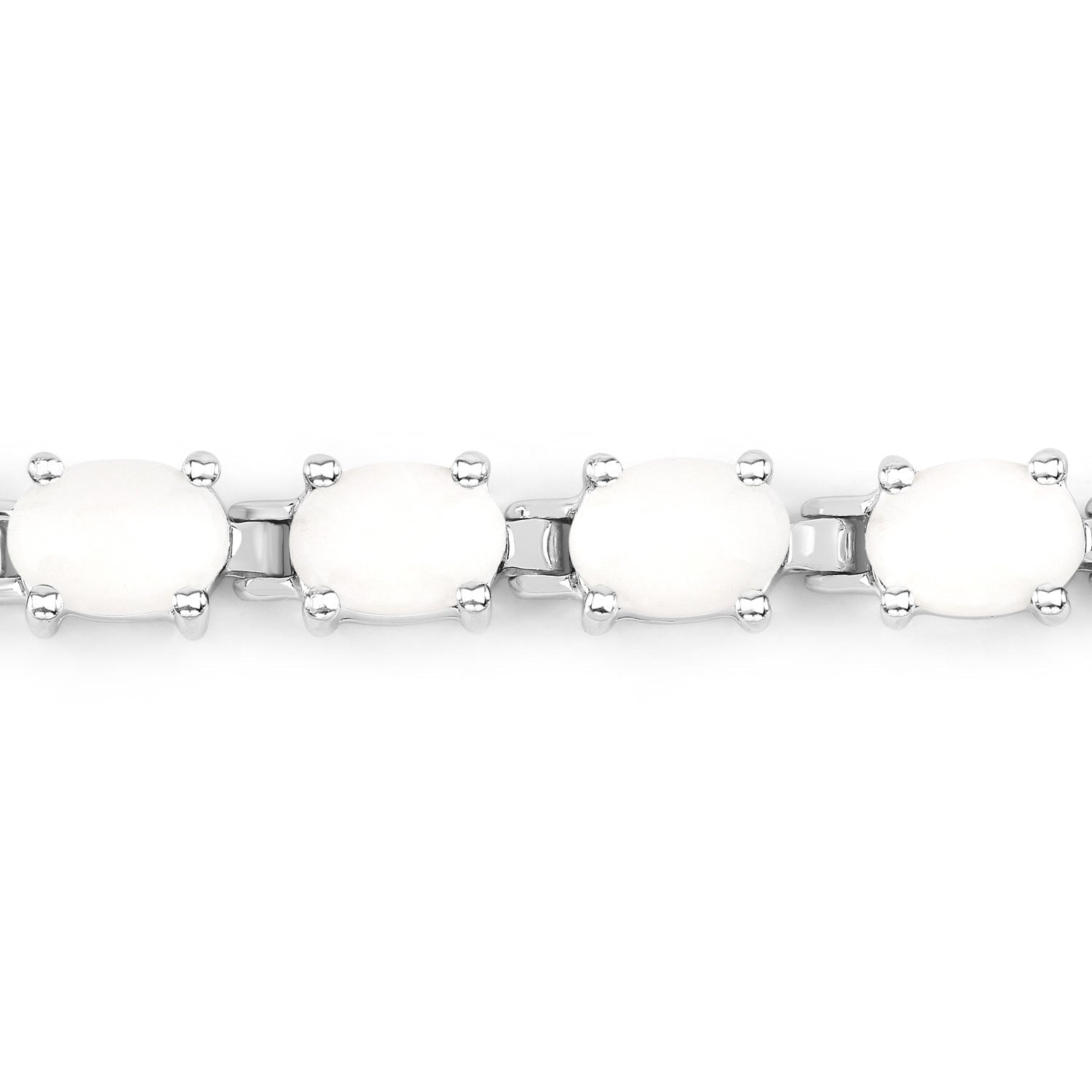 10.26 Carat Genuine Opal .925 Sterling Silver Bracelet on sale at MyriadMart