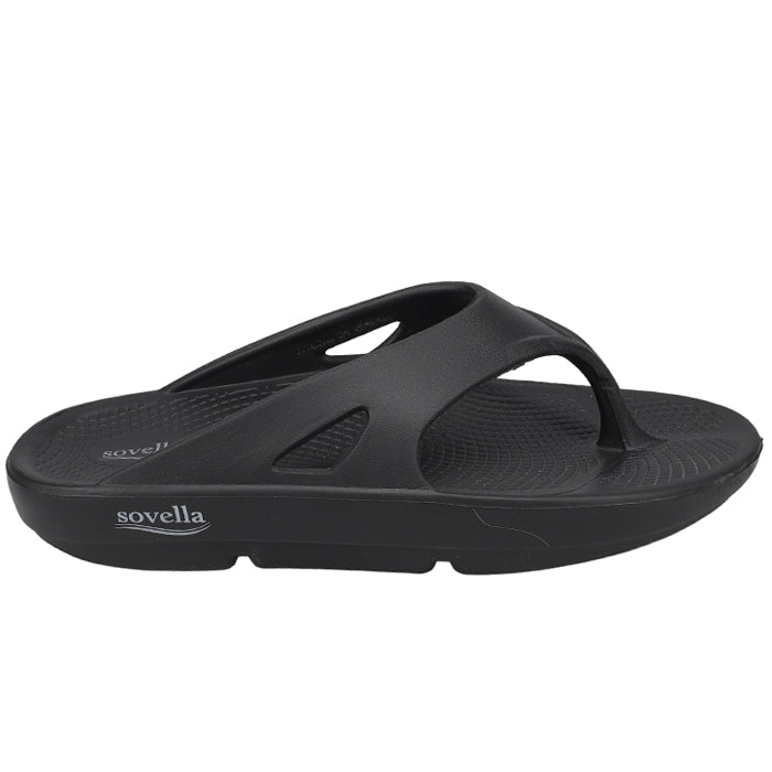 Sovella Active Recovery Sandals Men's PF Thong Black on sale at MyriadMart