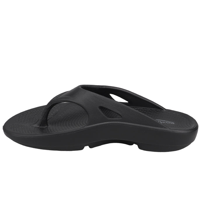 Sovella Active Recovery Sandals Men's PF Thong Black on sale at MyriadMart