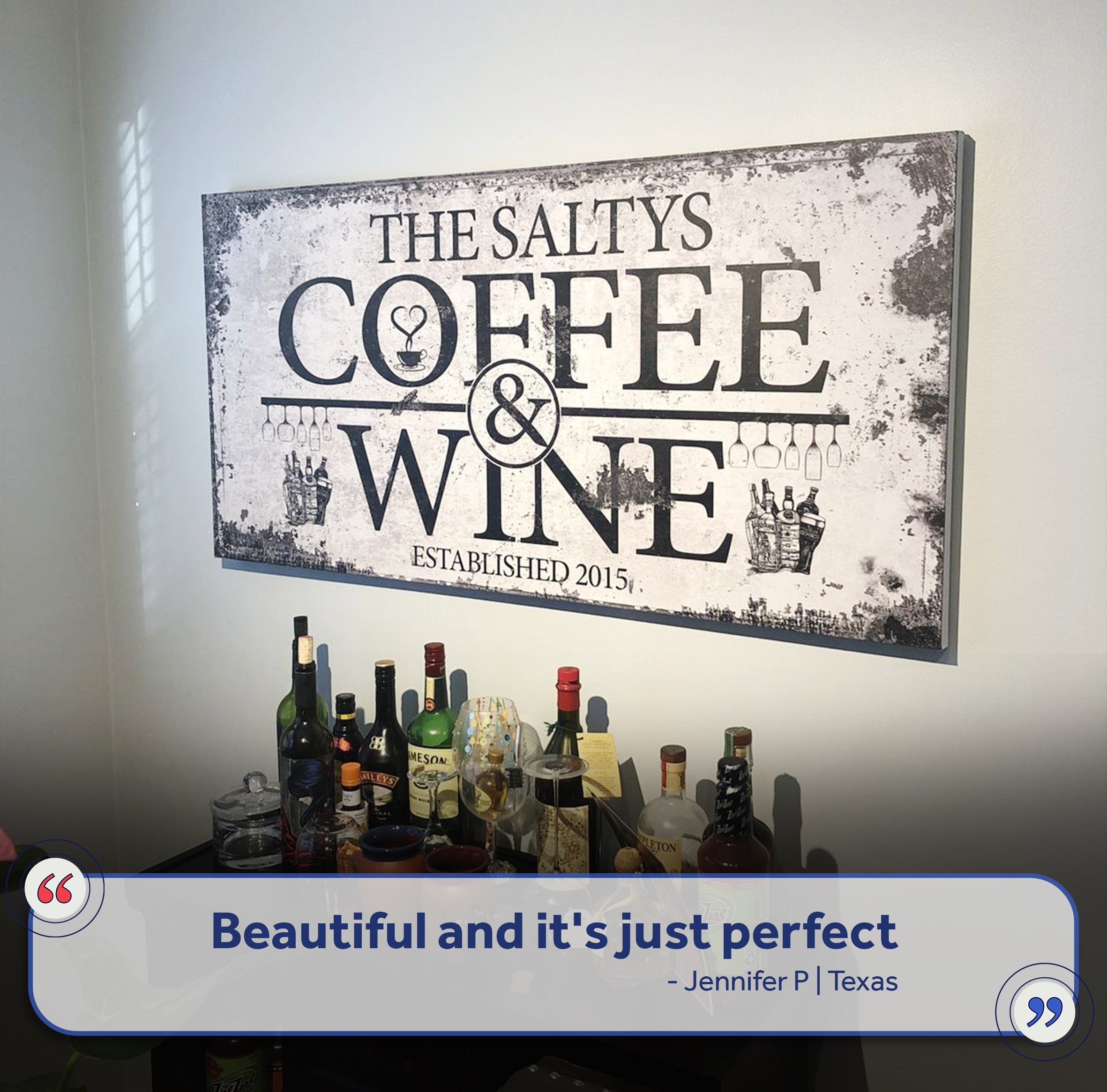 Coffee and Wine Sign on sale at MyriadMart