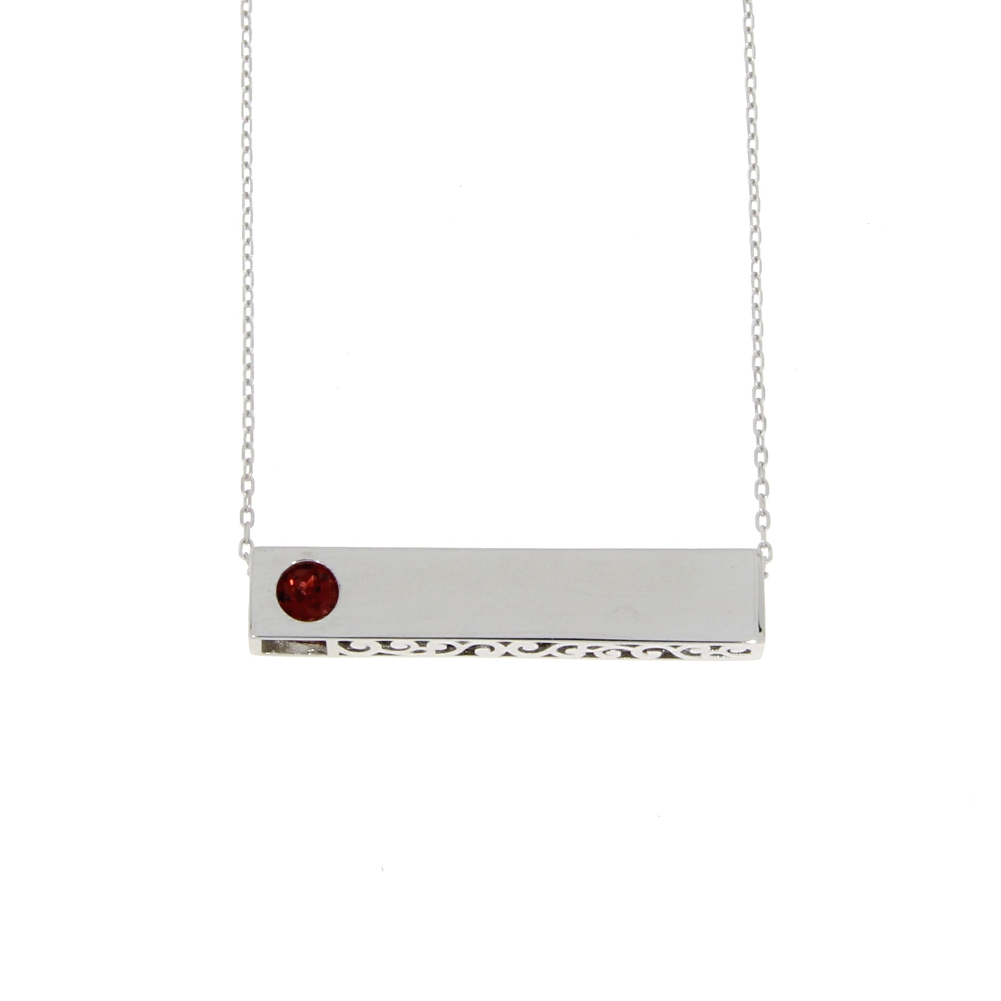 Garnet Fashion Pendants Sterling Silver on sale at MyriadMart