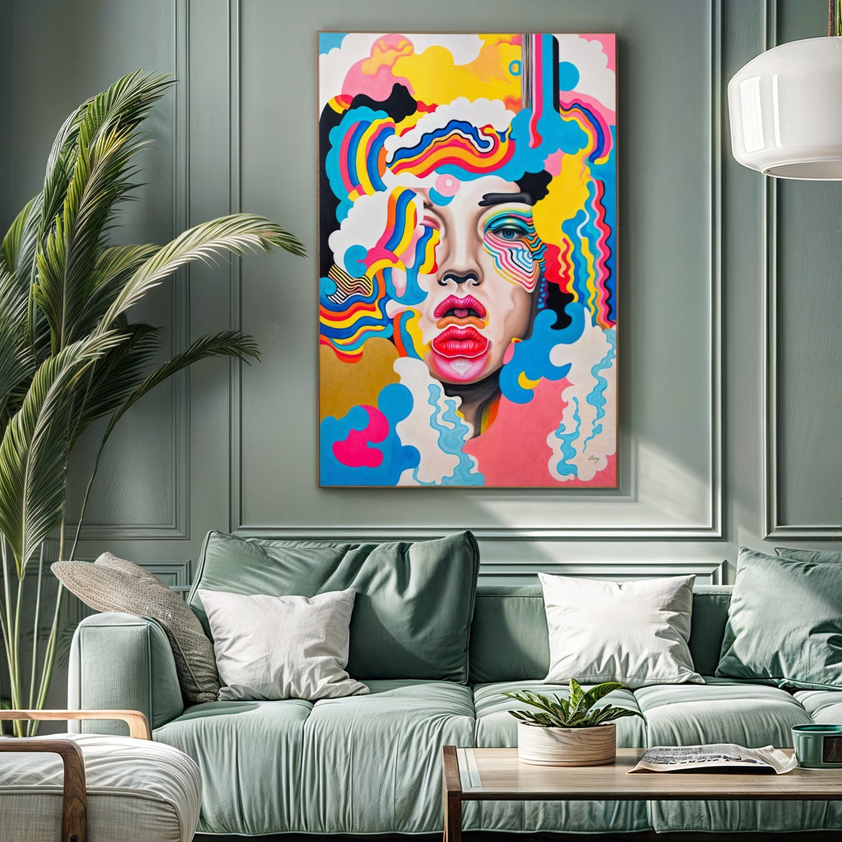 Canvas Print: "Candy Face" on sale at MyriadMart