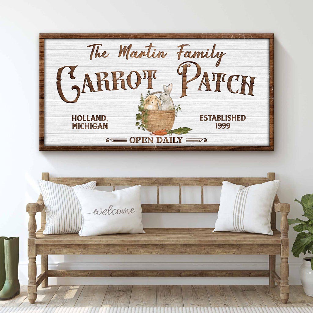 Carrot Patch Easter Sign III on sale at MyriadMart