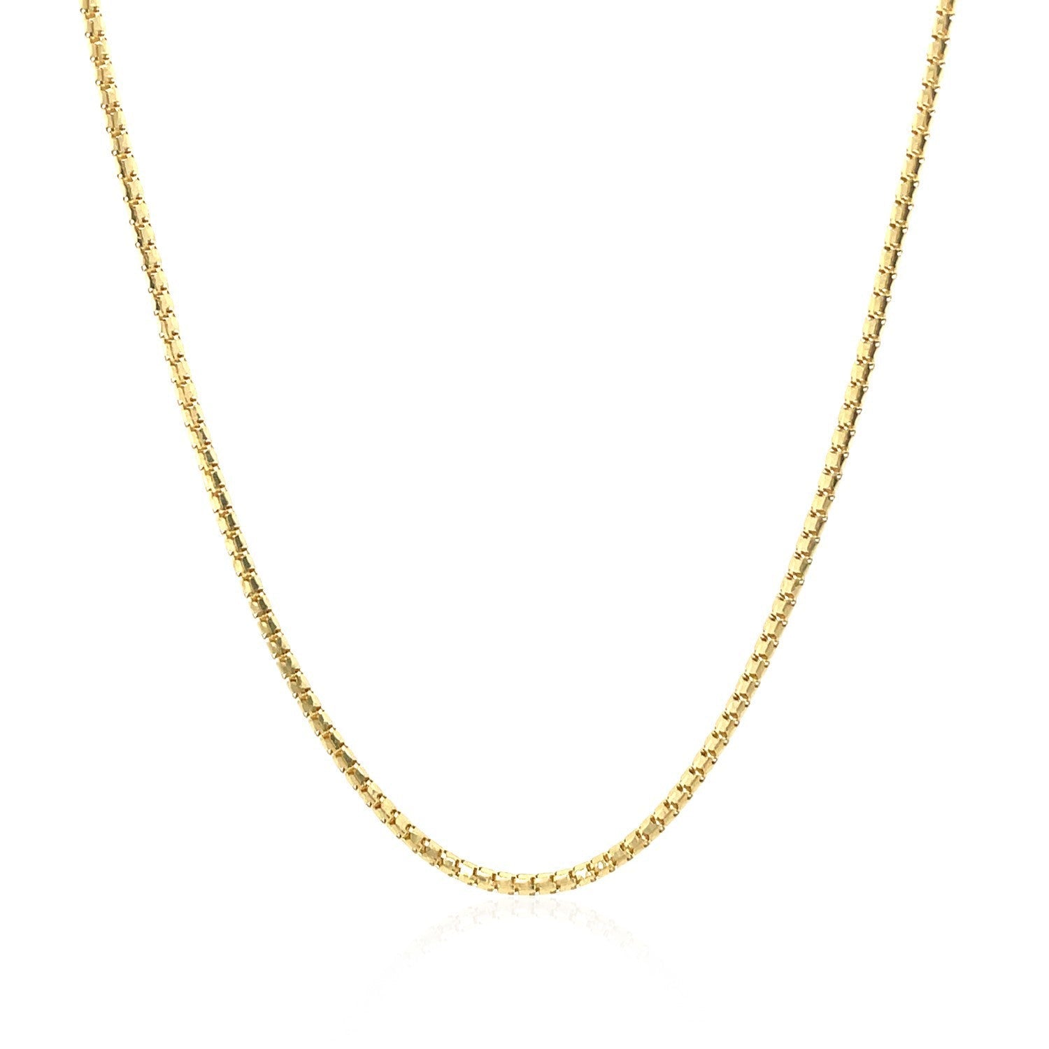 14k Yellow Gold Ice Chain 1.3mm on sale at MyriadMart