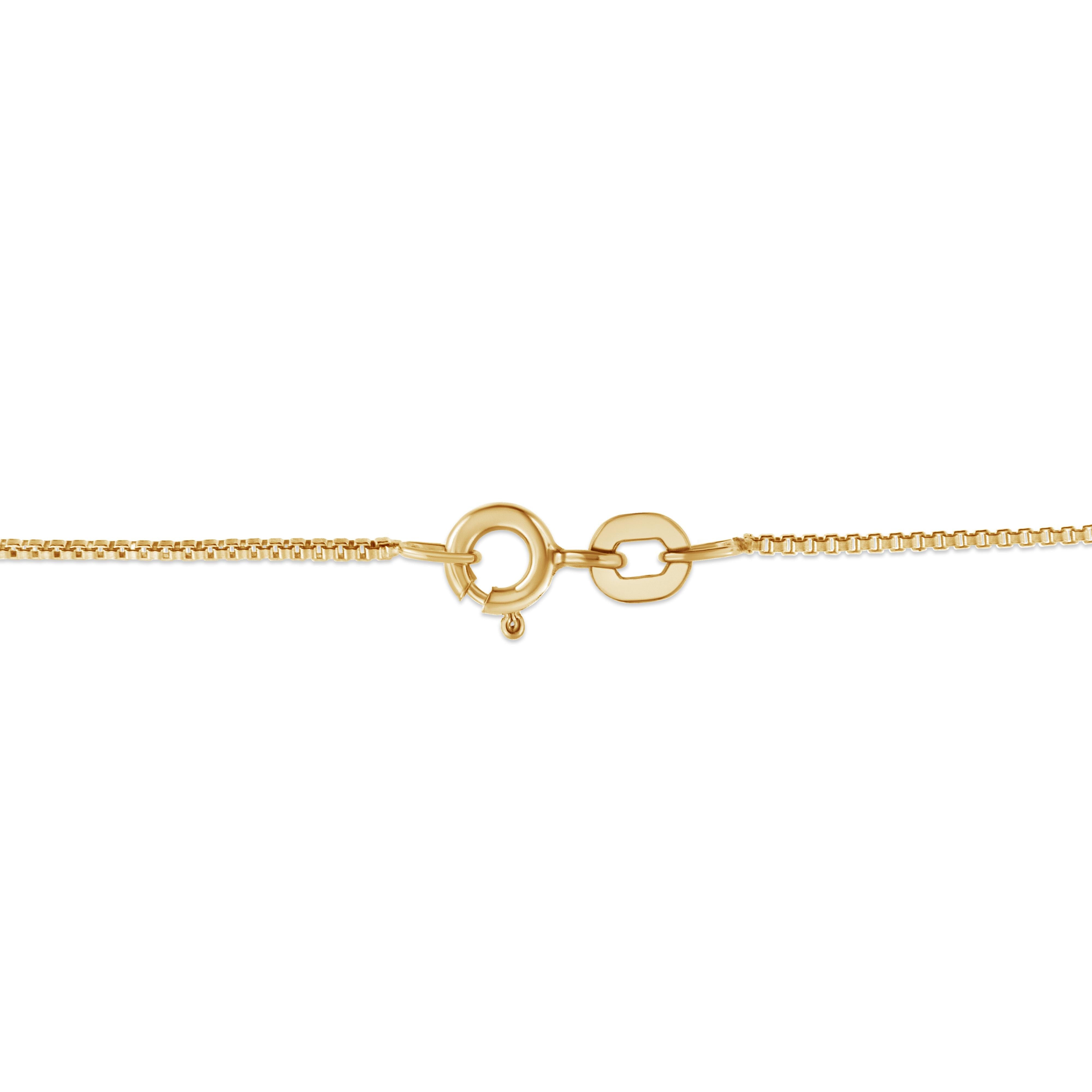 14K Yellow Gold Plated .925 Sterling Silver 1.0 Cttw Champagne Diamond Heart Pendant Necklace K-L Color, I1-I2 Clarity - 18" on sale at MyriadMart