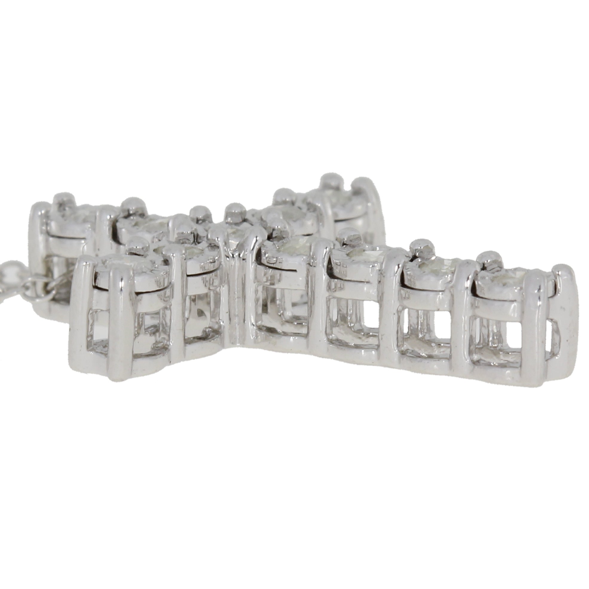 .25ct Diamond Cross Religious Pendant Sterling Silver on sale at MyriadMart