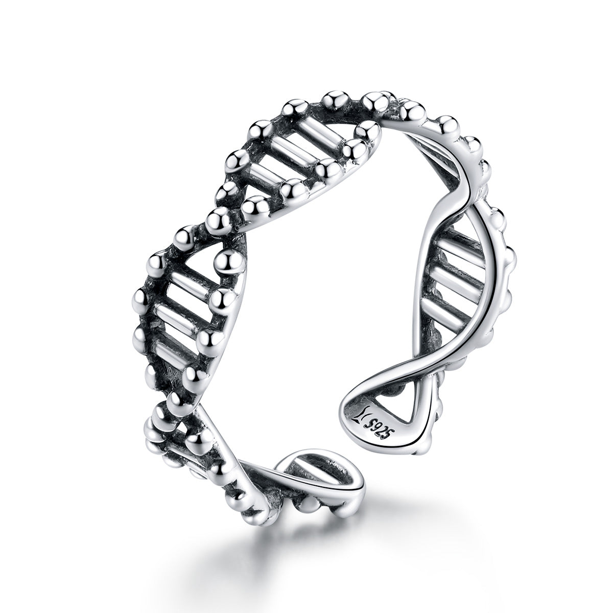 925 Sterling Silver Oxidized Ring for Women on sale at MyriadMart