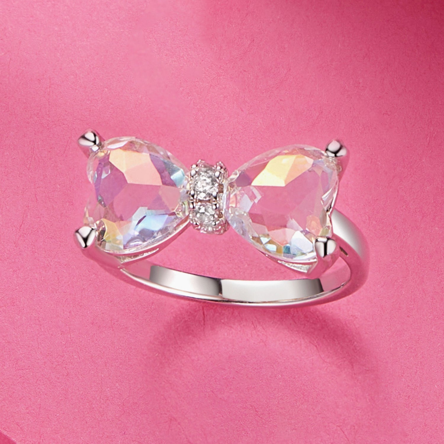 925 Sterling Silver 6.0 Size Pavé Setting CZ Ring for Women on sale at MyriadMart