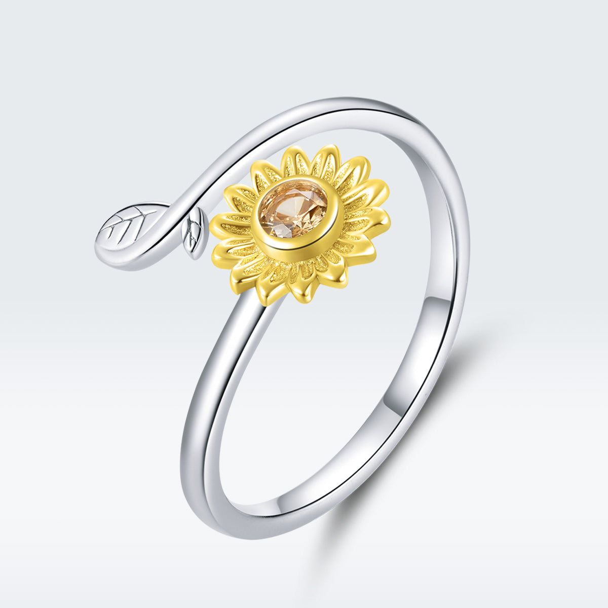 925 Sterling Silver Ring with Pavé Setting CZ for Women on sale at MyriadMart