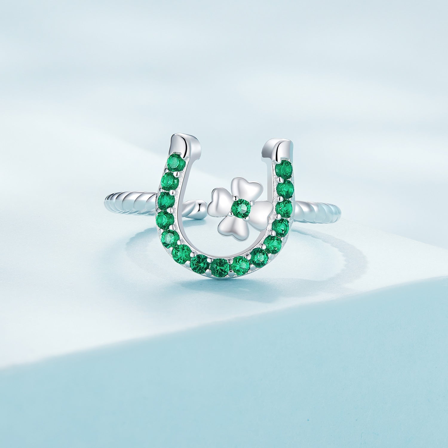 925 Sterling Silver Plated Platinum CZ Ring for Women on sale at MyriadMart