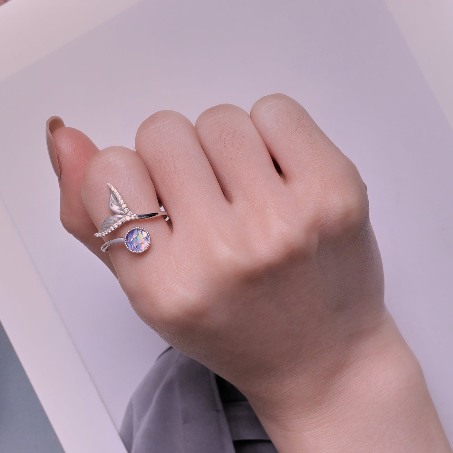 S925 Sterling Silver Pavé Setting CZ Ring for Women on sale at MyriadMart