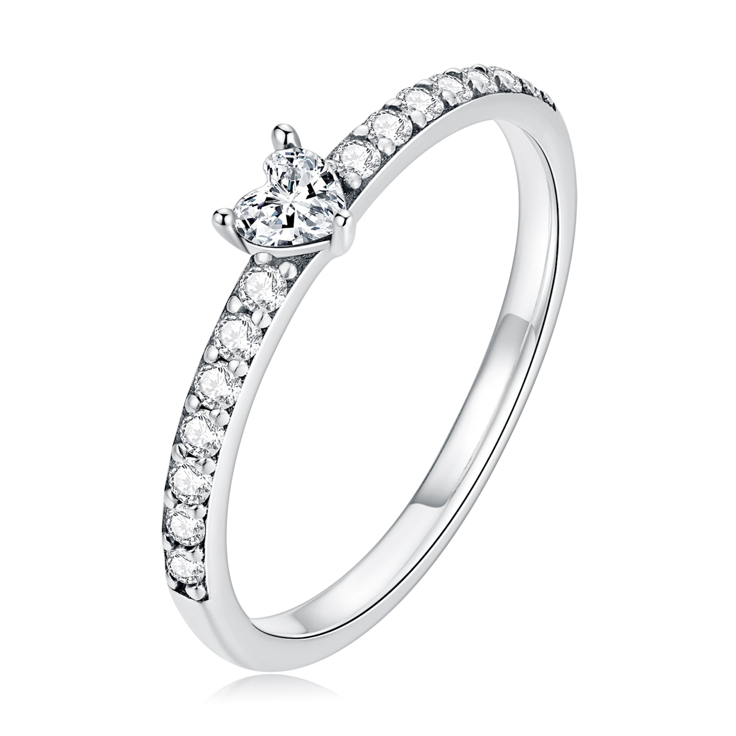 925 Sterling Silver Oxidized Ring with Pavé Setting CZ, Size 6 for Women on sale at MyriadMart