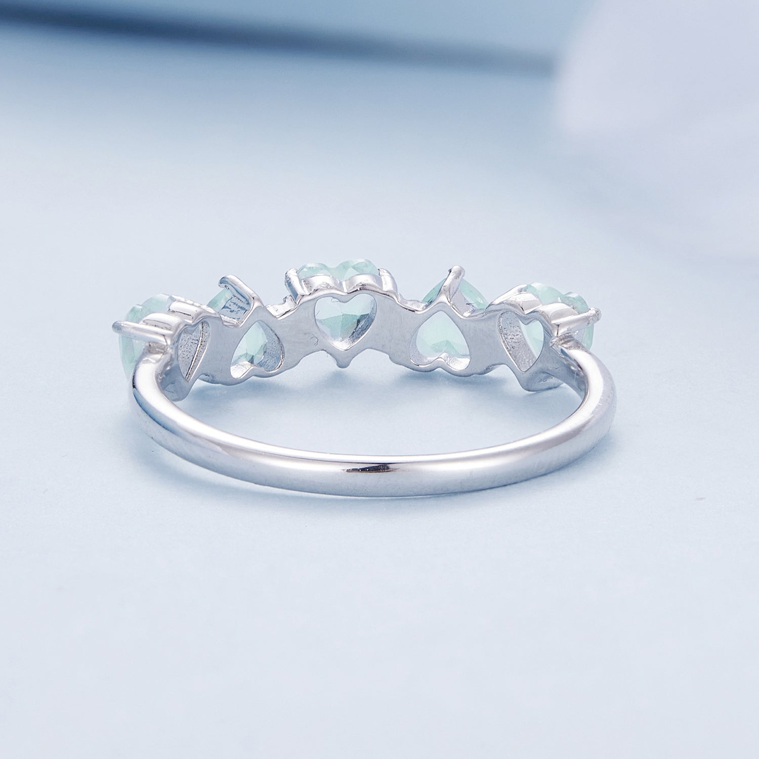 925 Sterling Silver Ring with 4.5mm Pavé Set CZ, Size 7, for Women on sale at MyriadMart