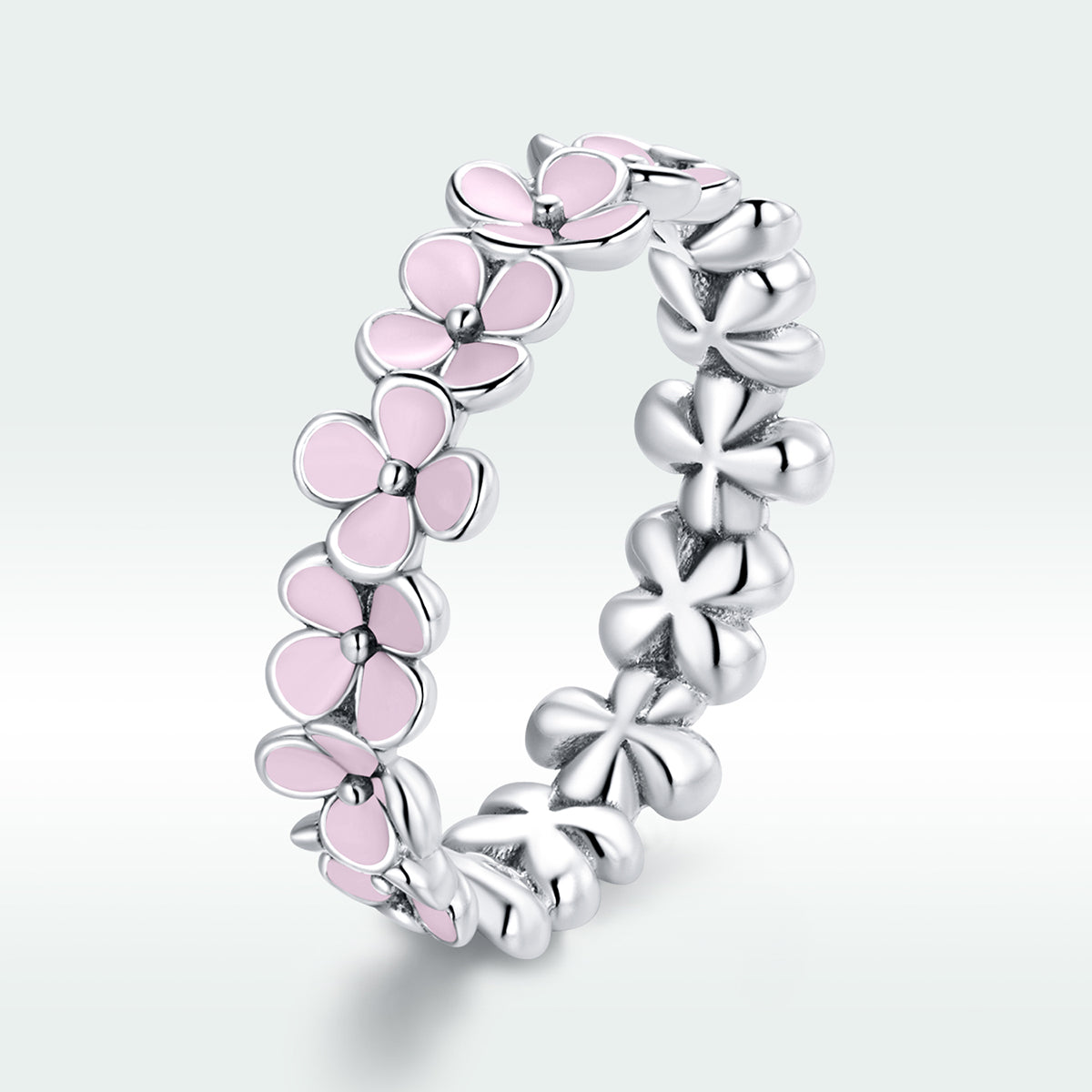 925 Silver Size 5 Enamel Ring for Women on sale at MyriadMart