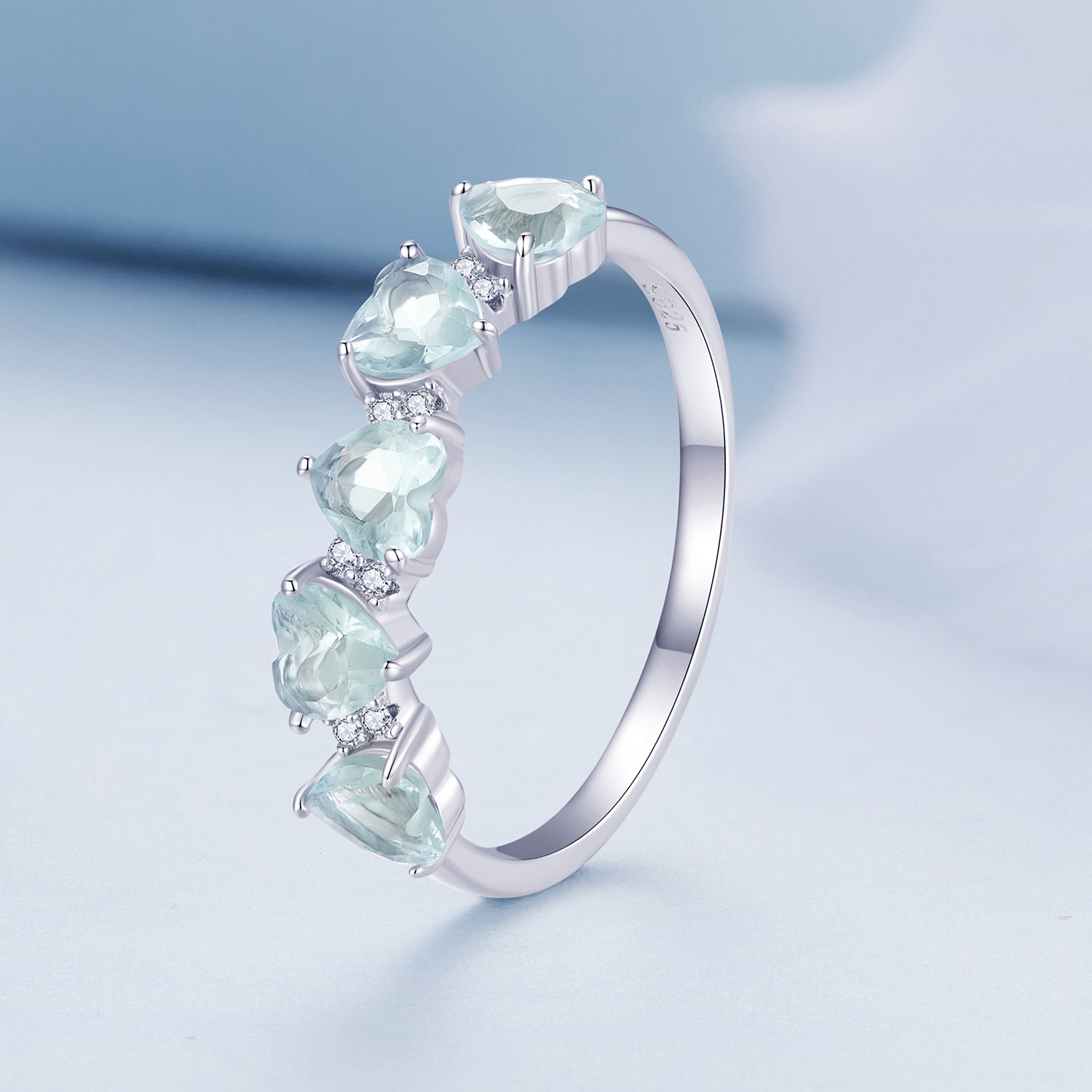 925 Sterling Silver Ring with 4.5mm Pavé Set CZ, Size 7, for Women on sale at MyriadMart