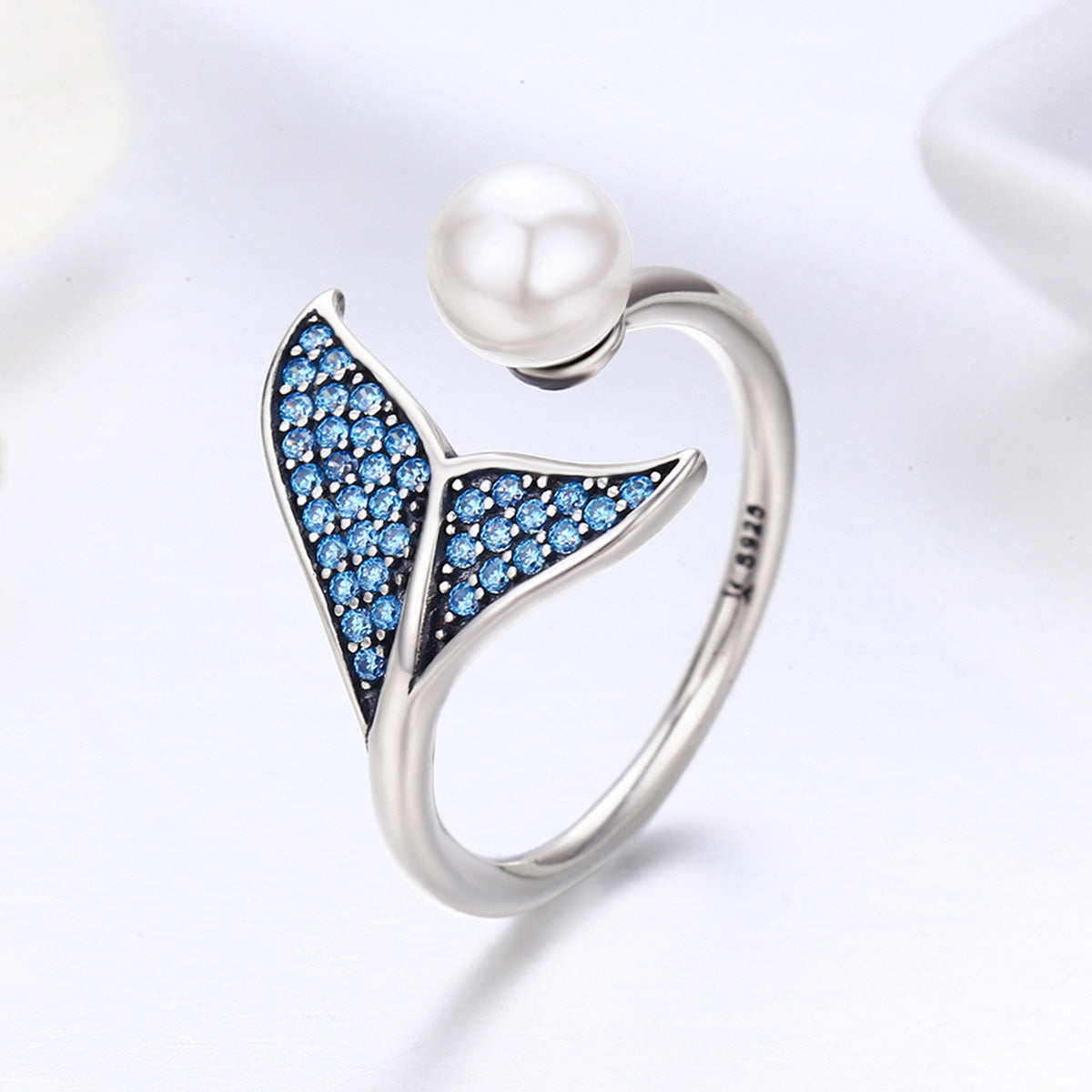 S925 Sterling Silver Ring with Unique Design on sale at MyriadMart