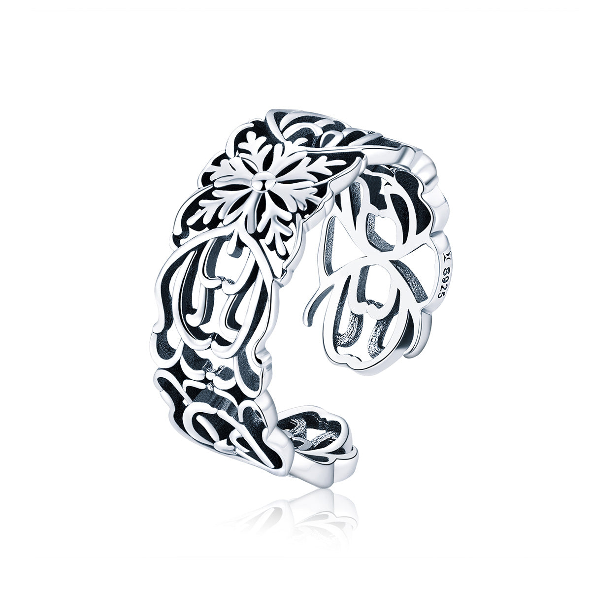 S925 Sterling Silver 0.8cm Width Ring on sale at MyriadMart