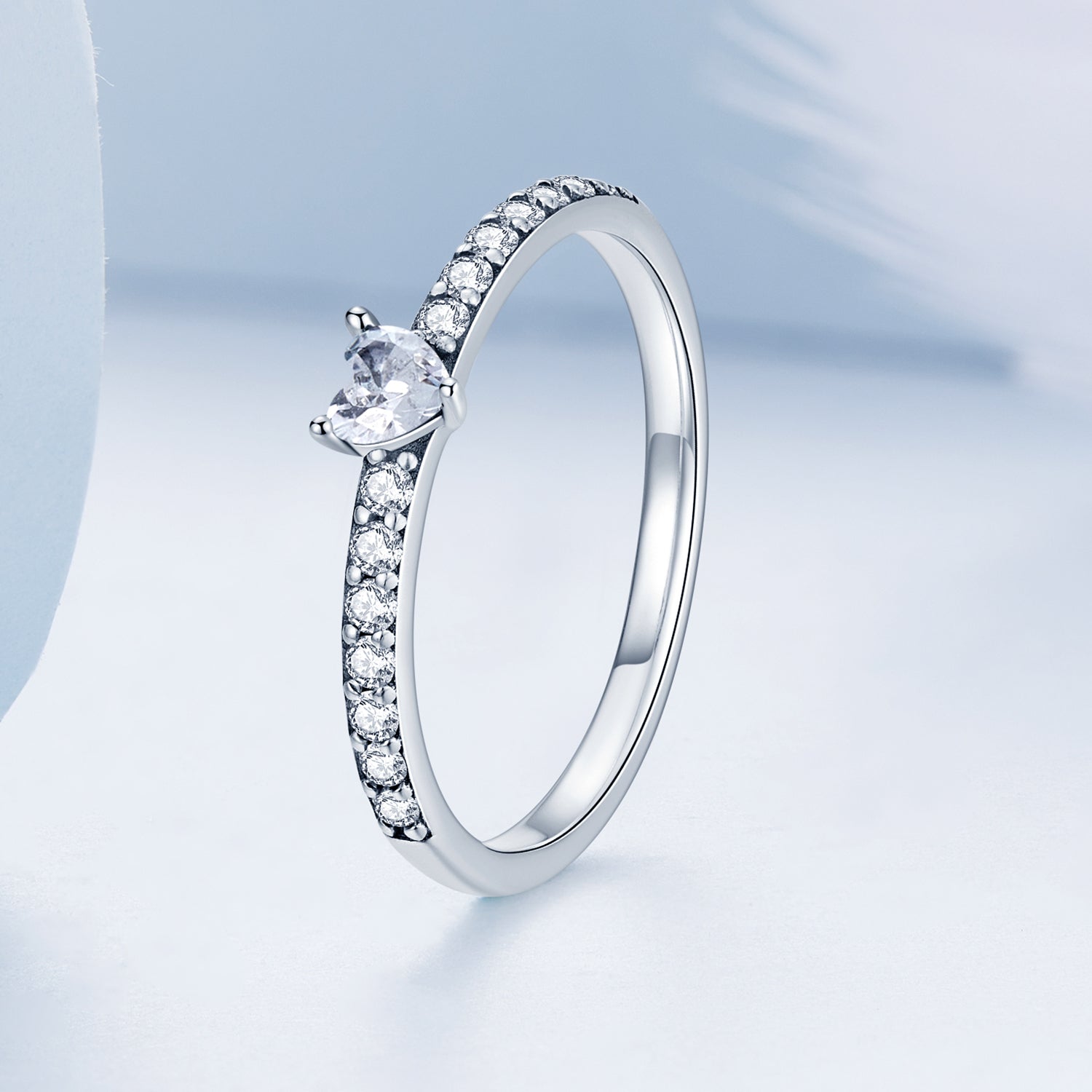 925 Sterling Silver Oxidized Ring with Pavé Setting CZ, Size 6 for Women on sale at MyriadMart