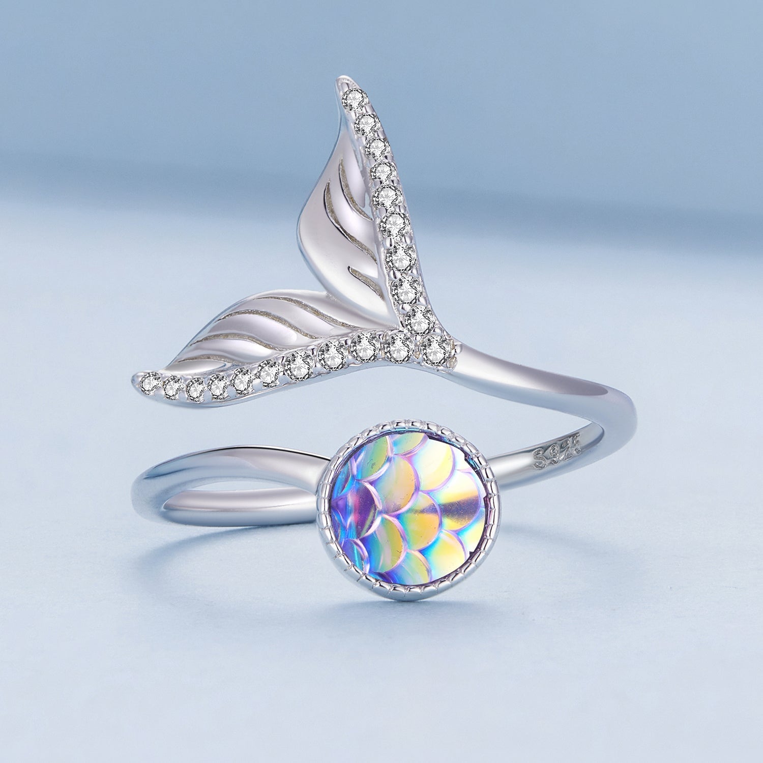 S925 Sterling Silver Pavé Setting CZ Ring for Women on sale at MyriadMart