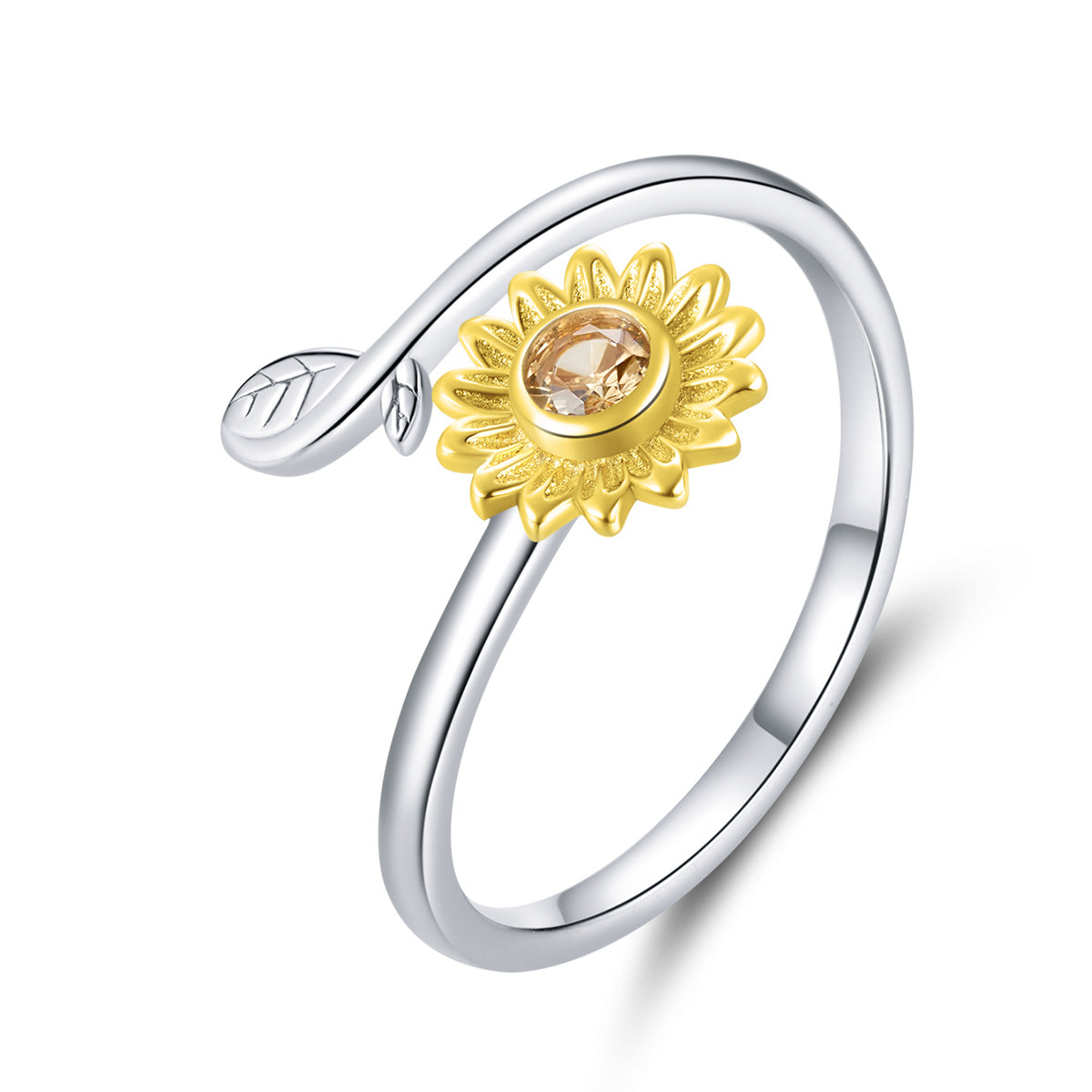 925 Sterling Silver Ring with Pavé Setting CZ for Women on sale at MyriadMart